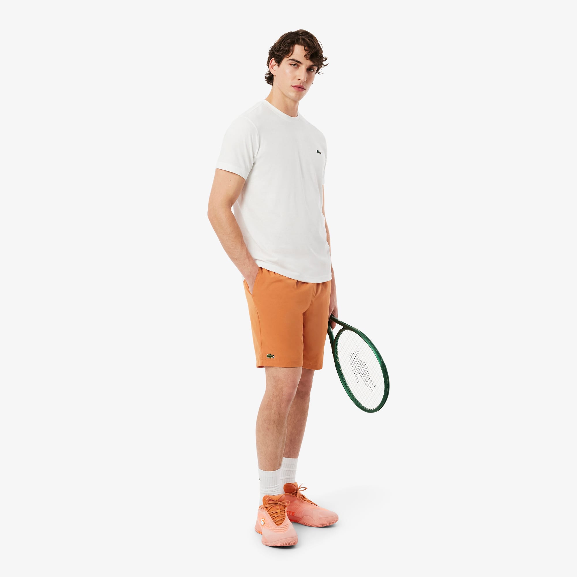 Men's Lightweight Tennis Shorts - Orange