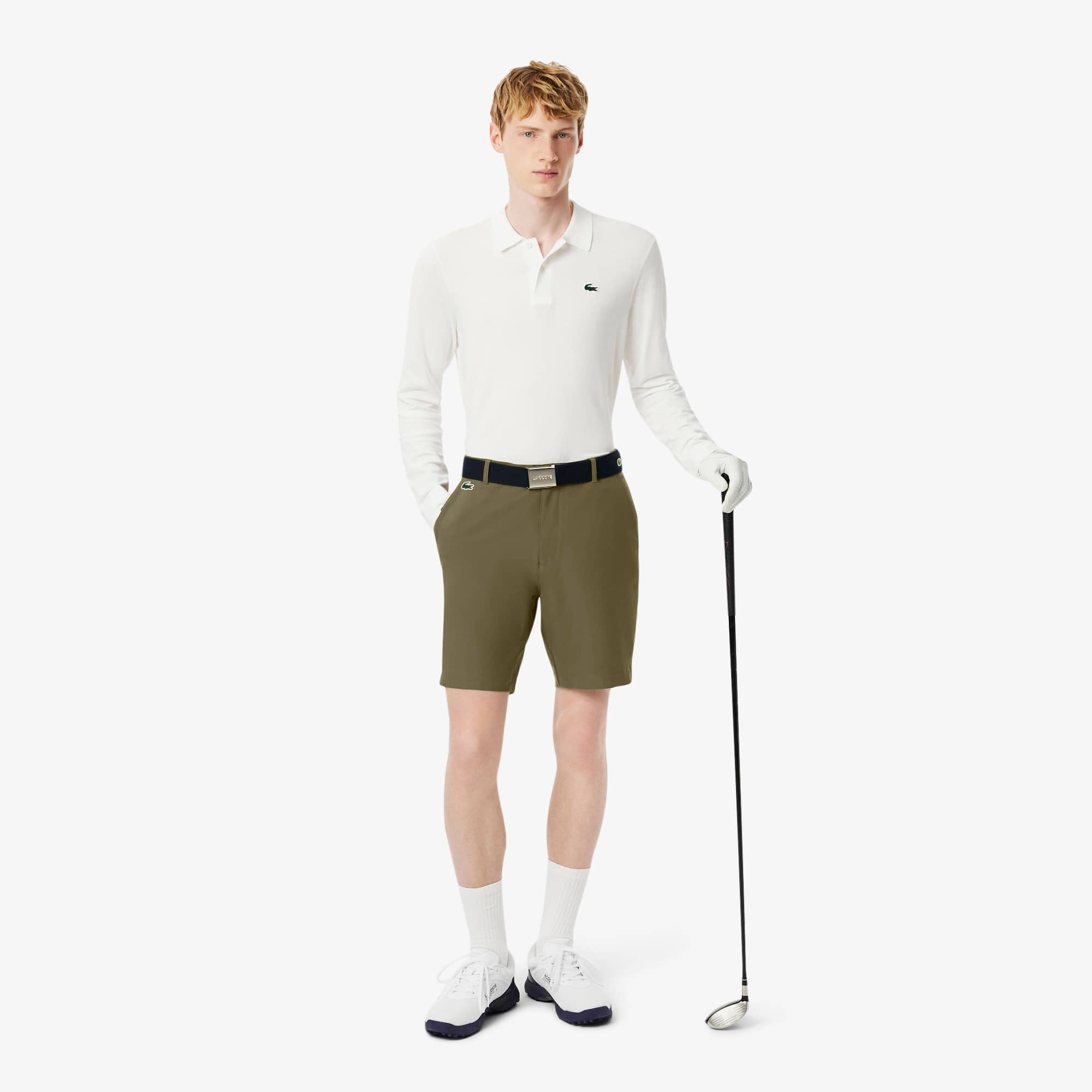 Men's Ultra Dry Golf Shorts - Khaki Green