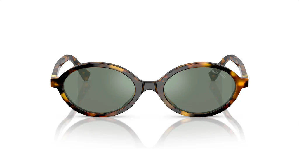 Miu Miu SMU04Z - (Honey Havana/Green Silver Mirror)