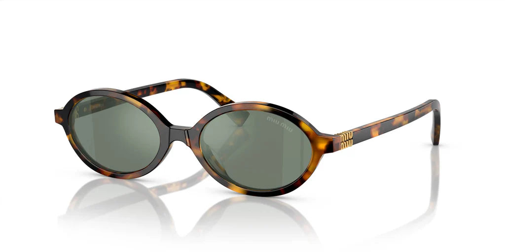 Miu Miu SMU04Z - (Honey Havana/Green Silver Mirror)