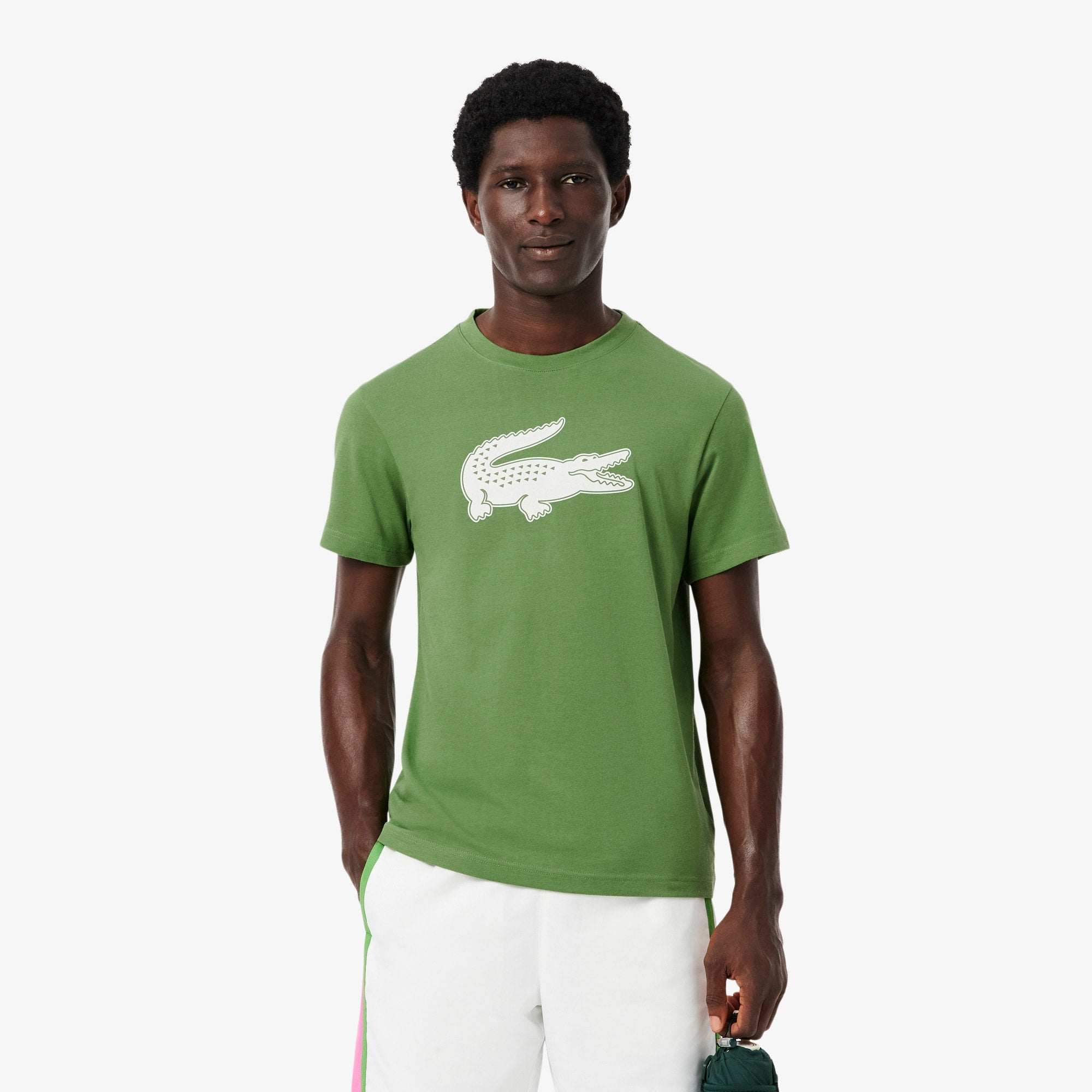 Men's Ultra Dry XXL Logo Sport T-Shirt - Vert / Blanc