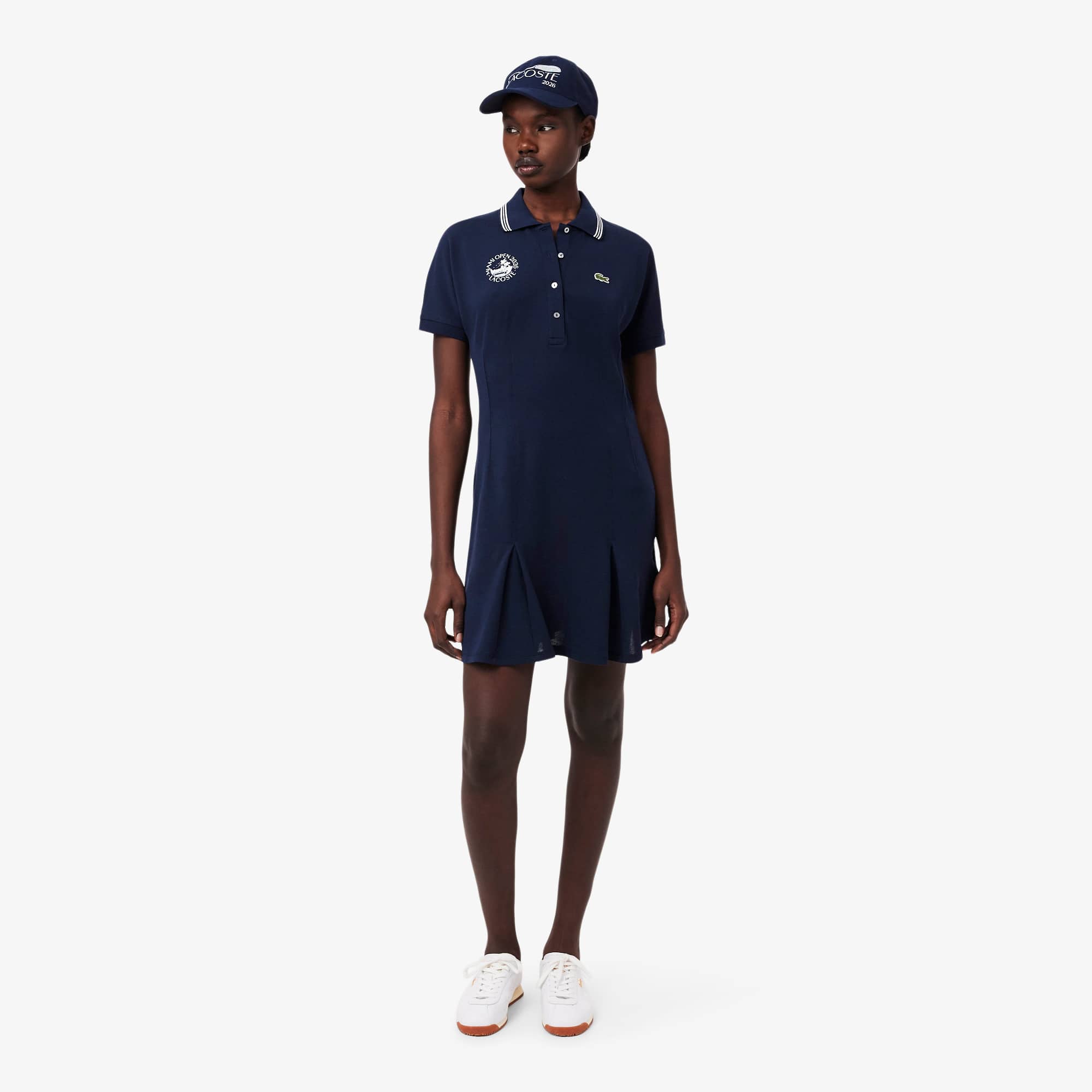 Miami Open Edition Polo Collar Dress - Navy Blue