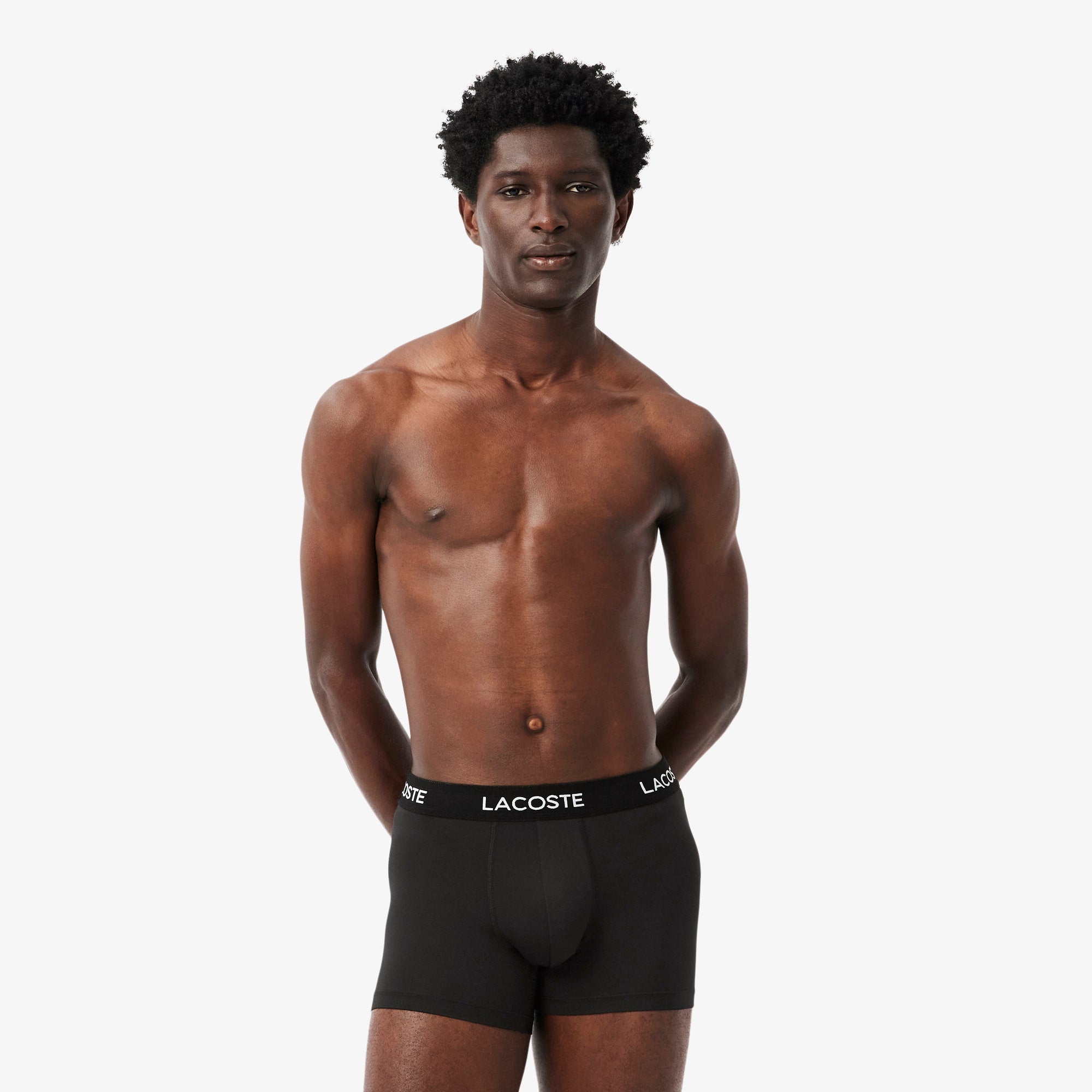 Men's 3-Pack Microfiber Trunks - Black