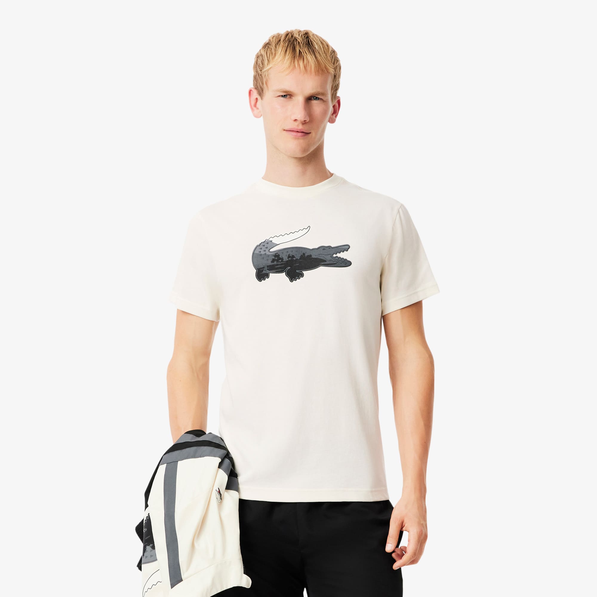 Men's Sport Ultra Dry Landscape T-Shirt - Cream