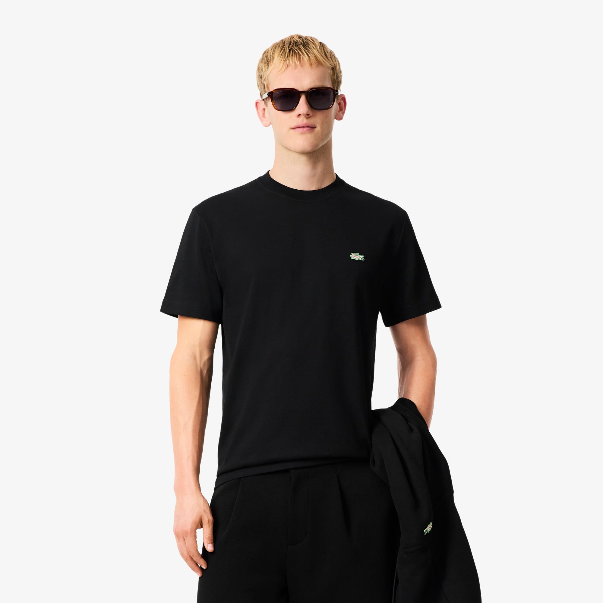 Men's Printed Jersey T-Shirt - Black