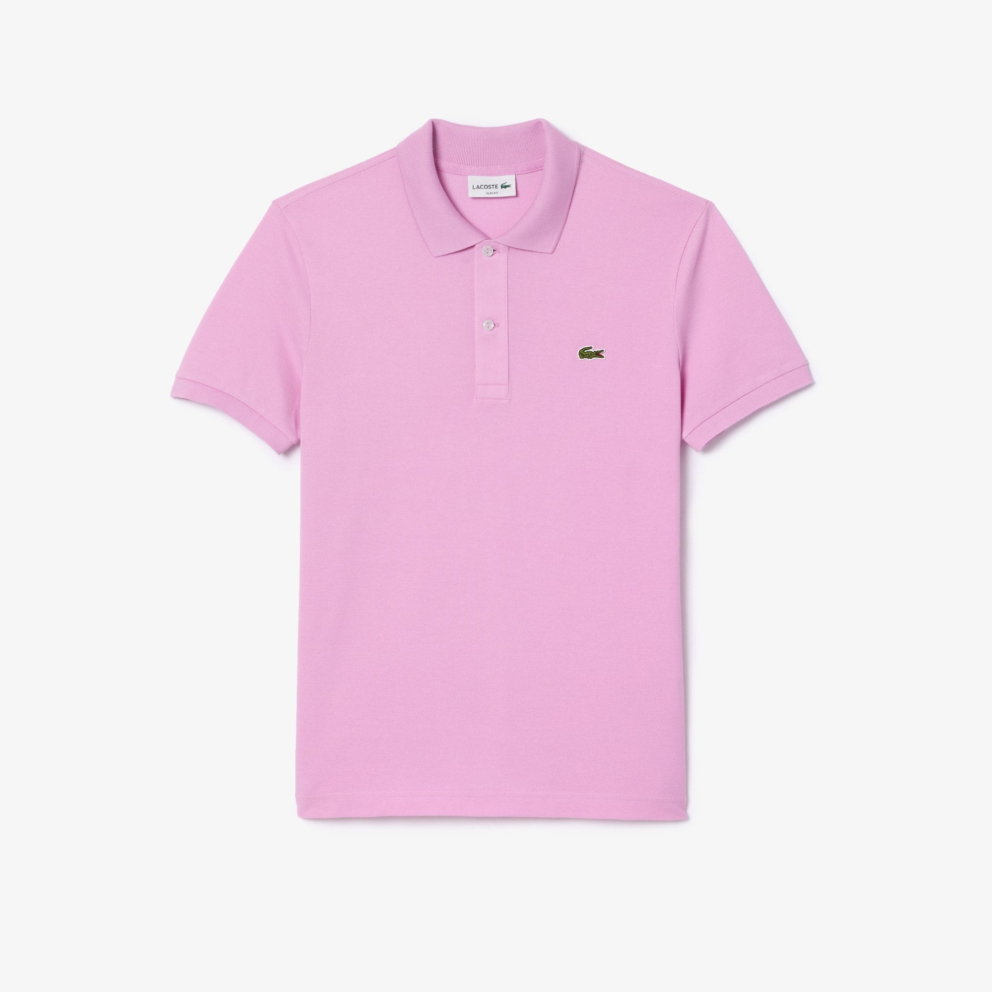 Men's Slim Fit Piqué Polo - Pink