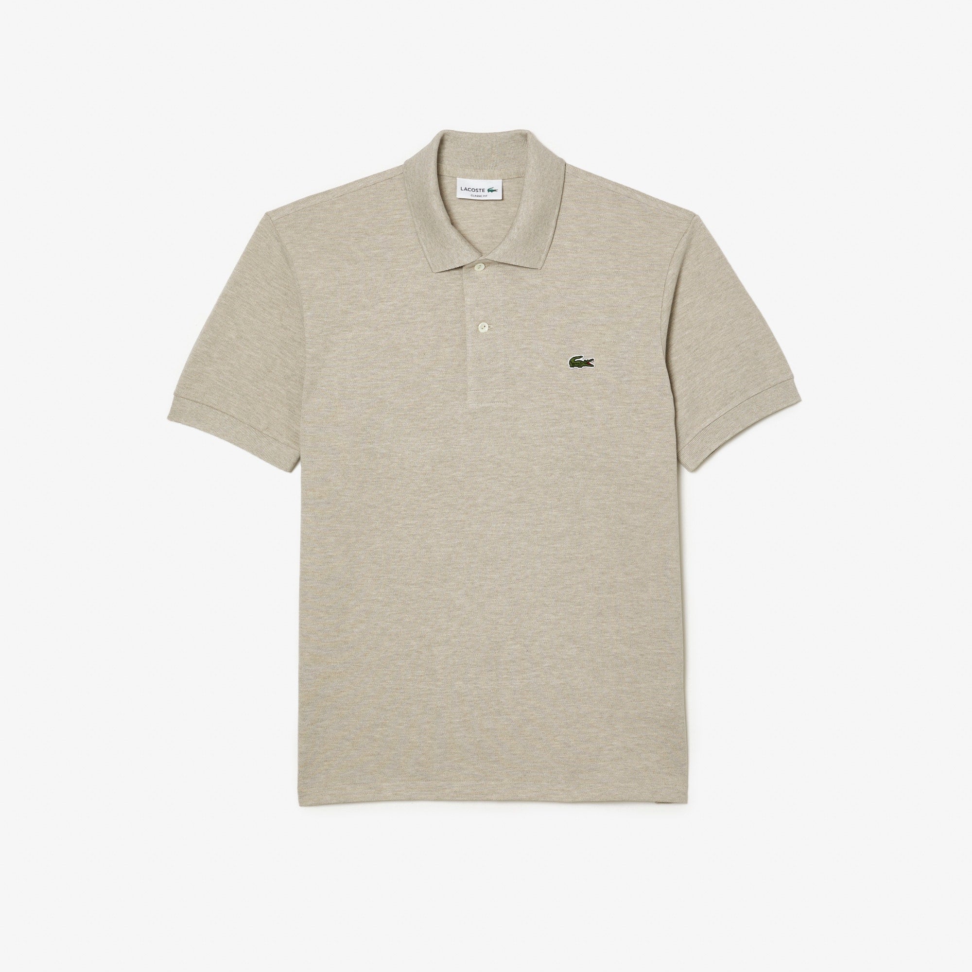 Men's Classic Fit Heathered Polo - Light beige