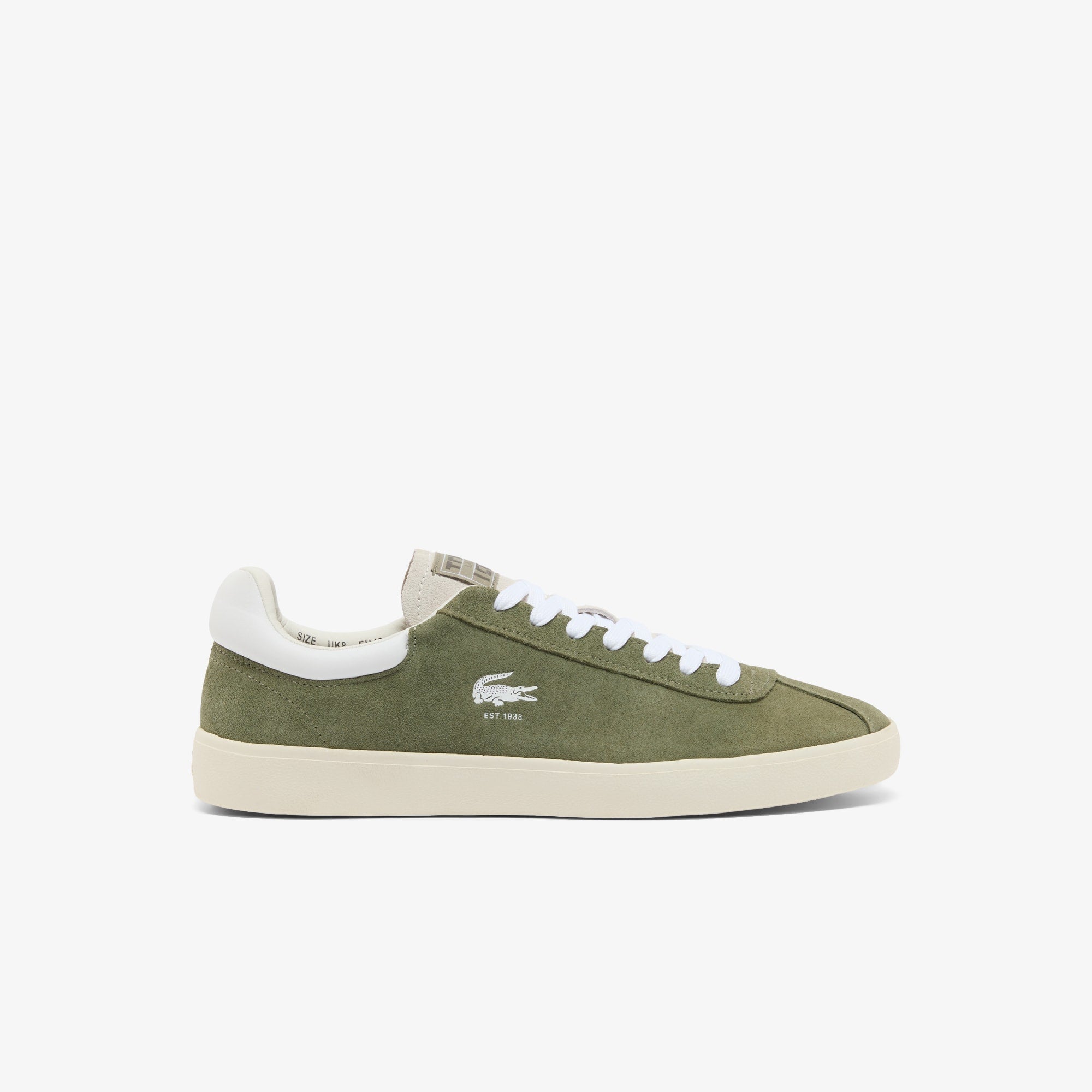 Men's Baseshot Suede Sneakers - KHK/WHT