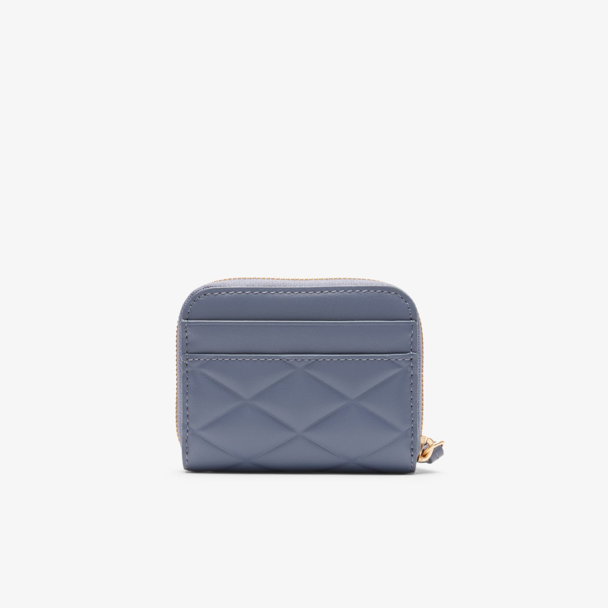 Small Crocodelle Leather Coin Purse - FOLKSTONE GRAY