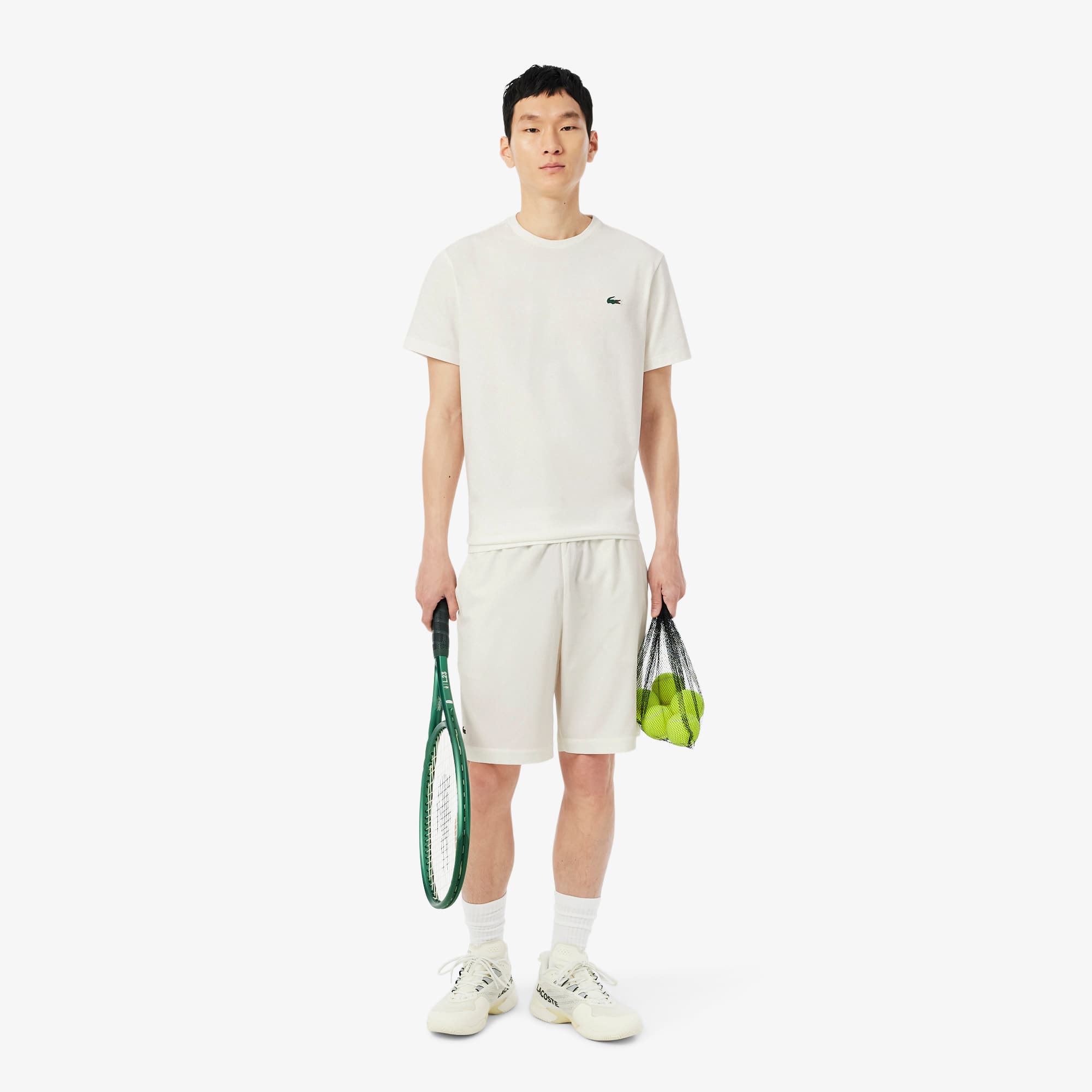 Men's Ultra Dry Tennis Heritage Print T-Shirt - White