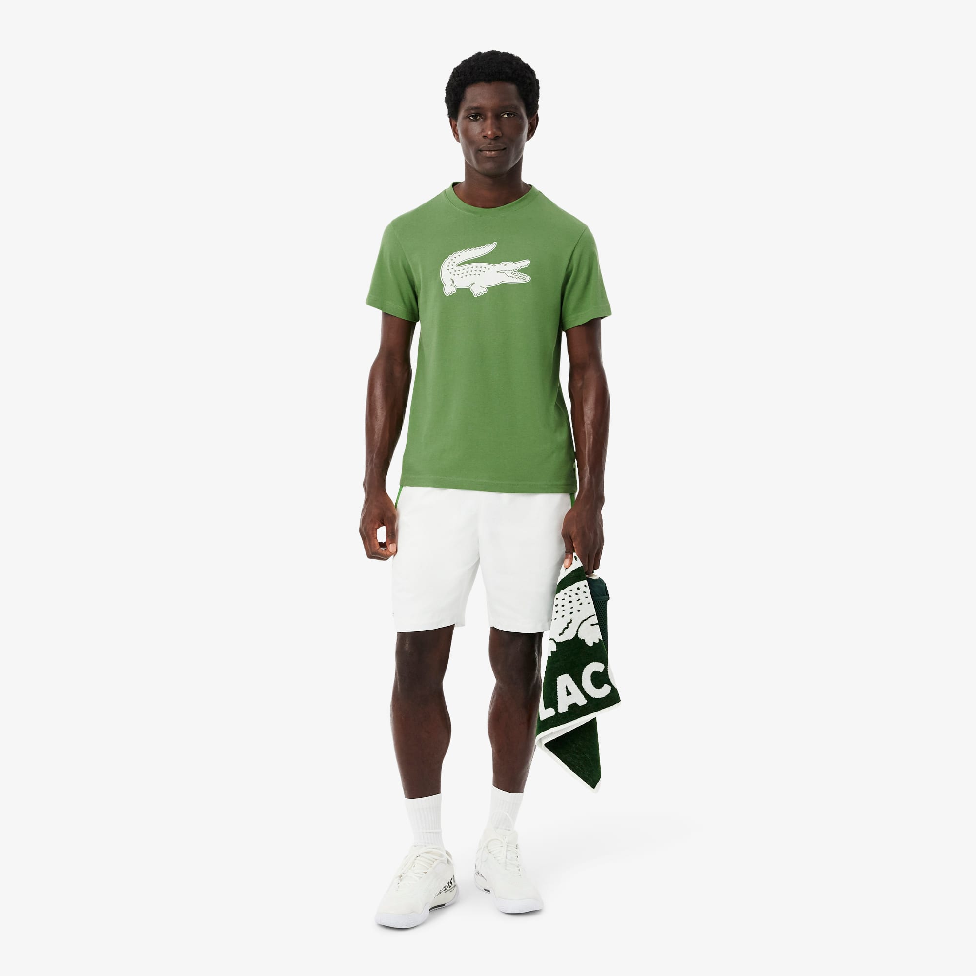 Men's Ultra Dry XXL Logo Sport T-Shirt - Vert / Blanc