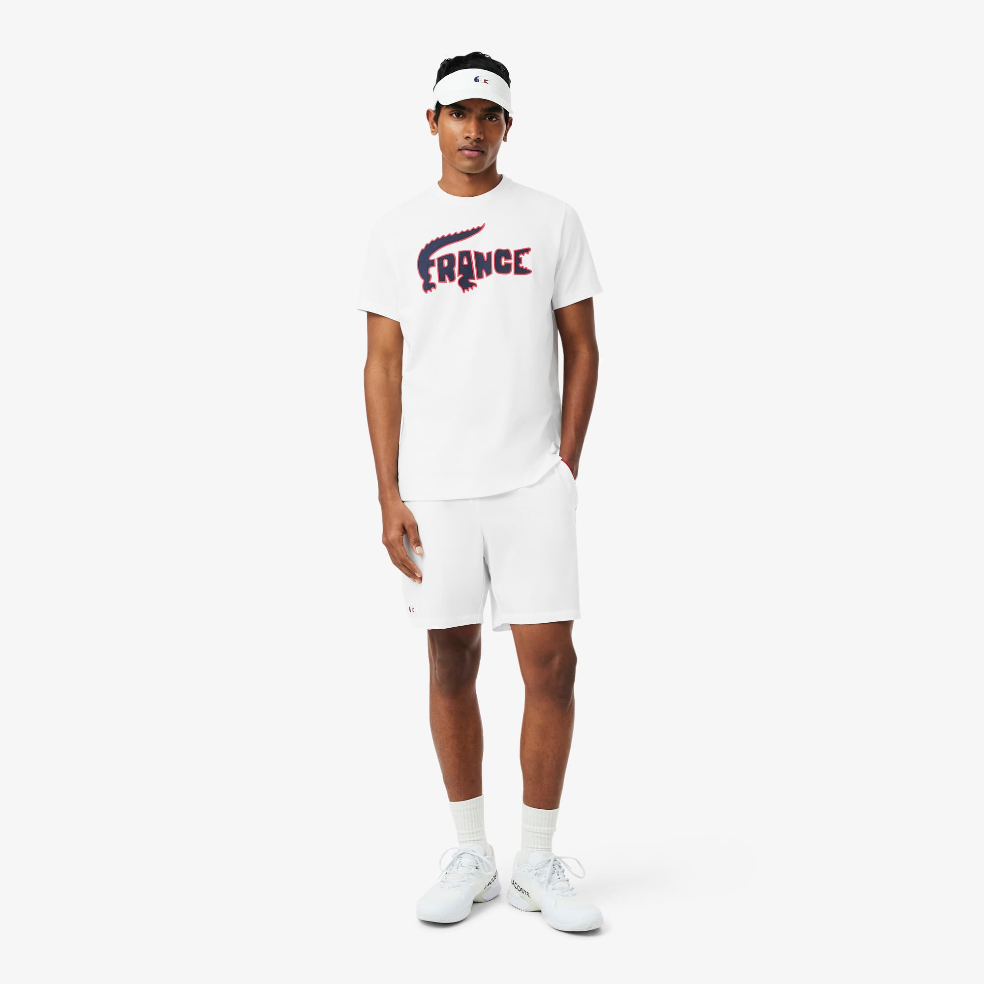 French Tennis Team Shorts - White