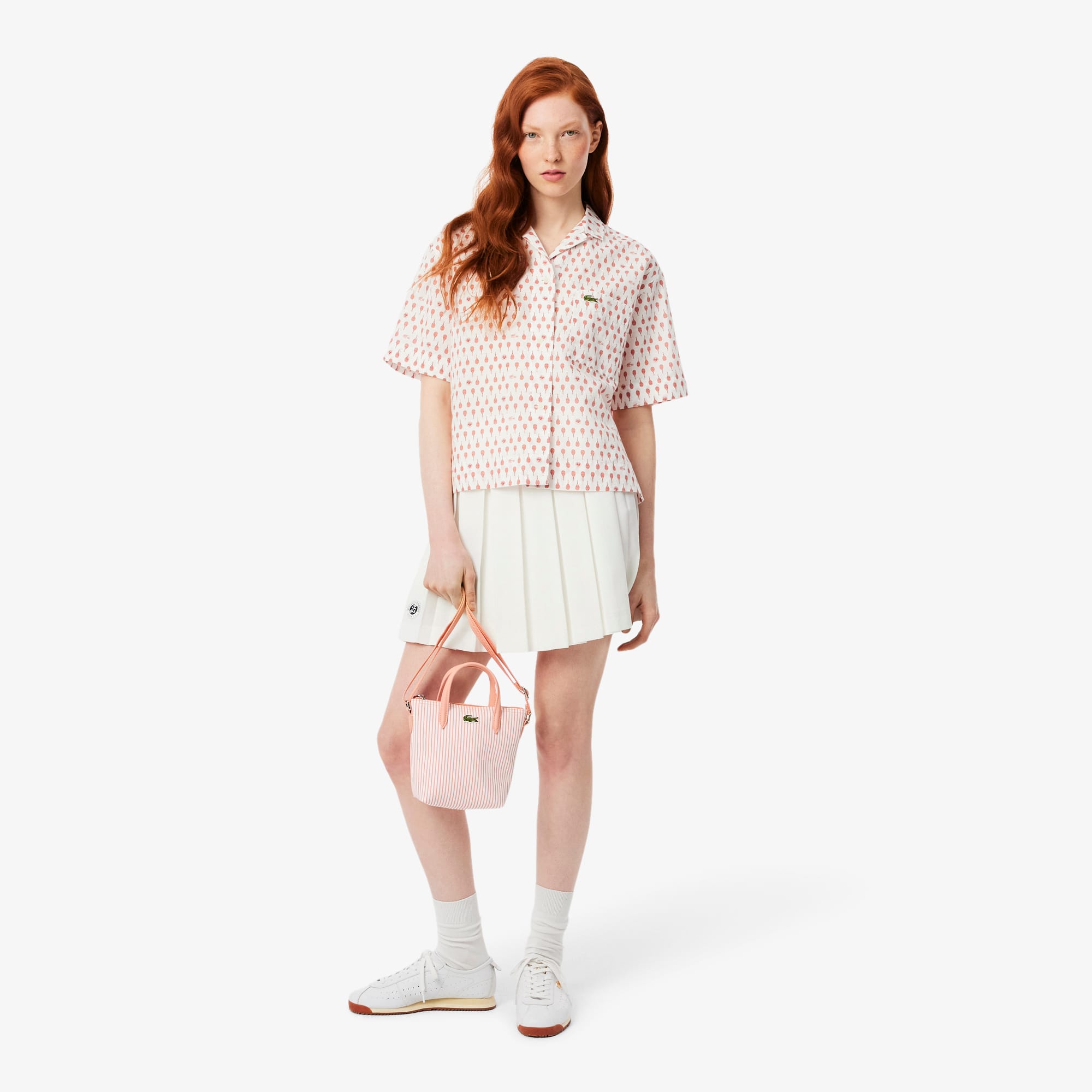 Mini Striped Concept Tote - BLANC MIAMI