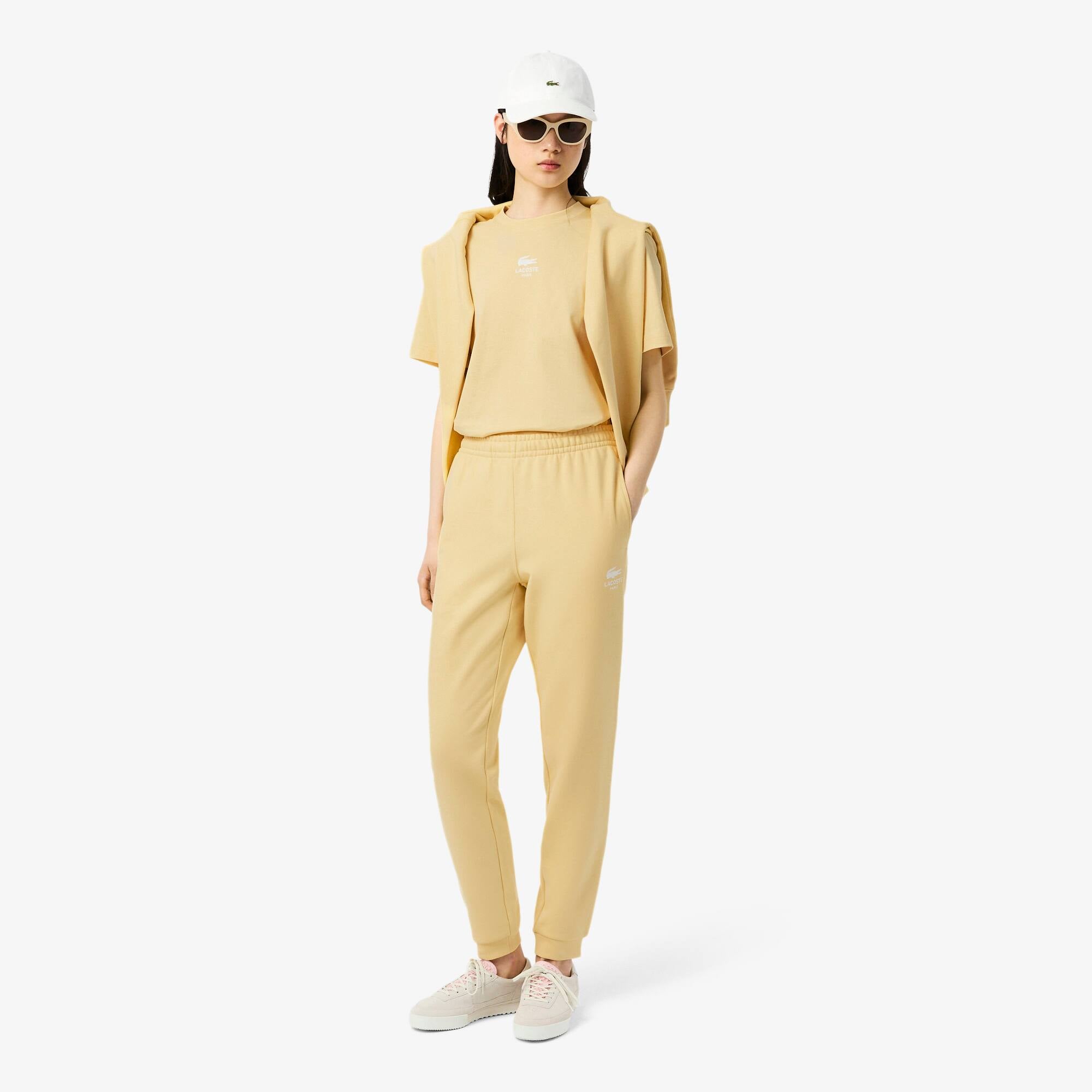 Unisex Tapered Leg Sweatpants - Yellow