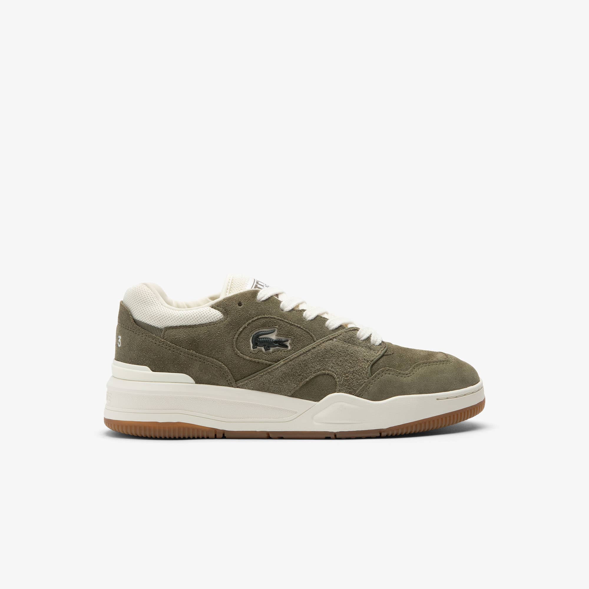 Men's Lineshot Suede Sneakers - KHK/GUM