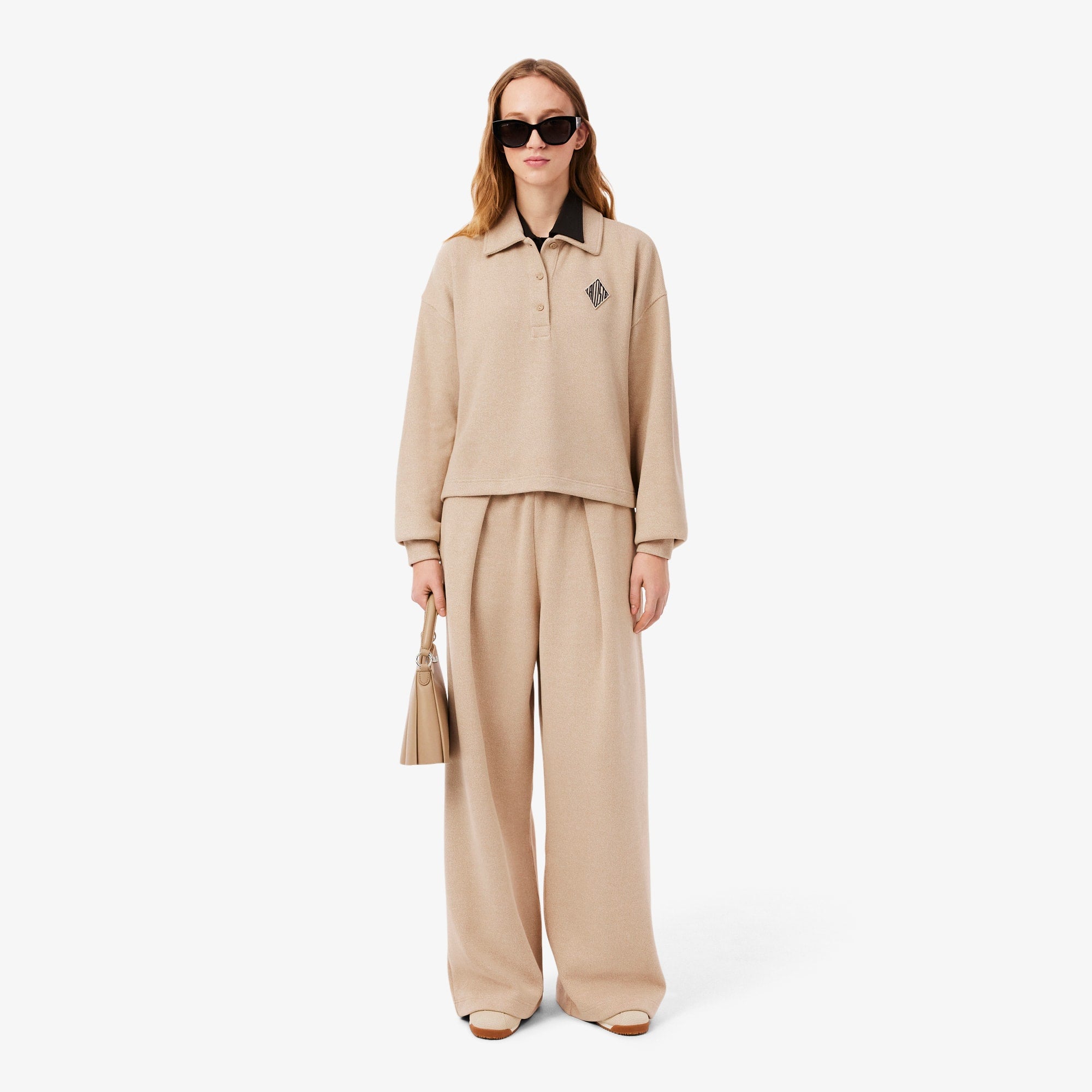 Wide Fit Sweatpants - Marron