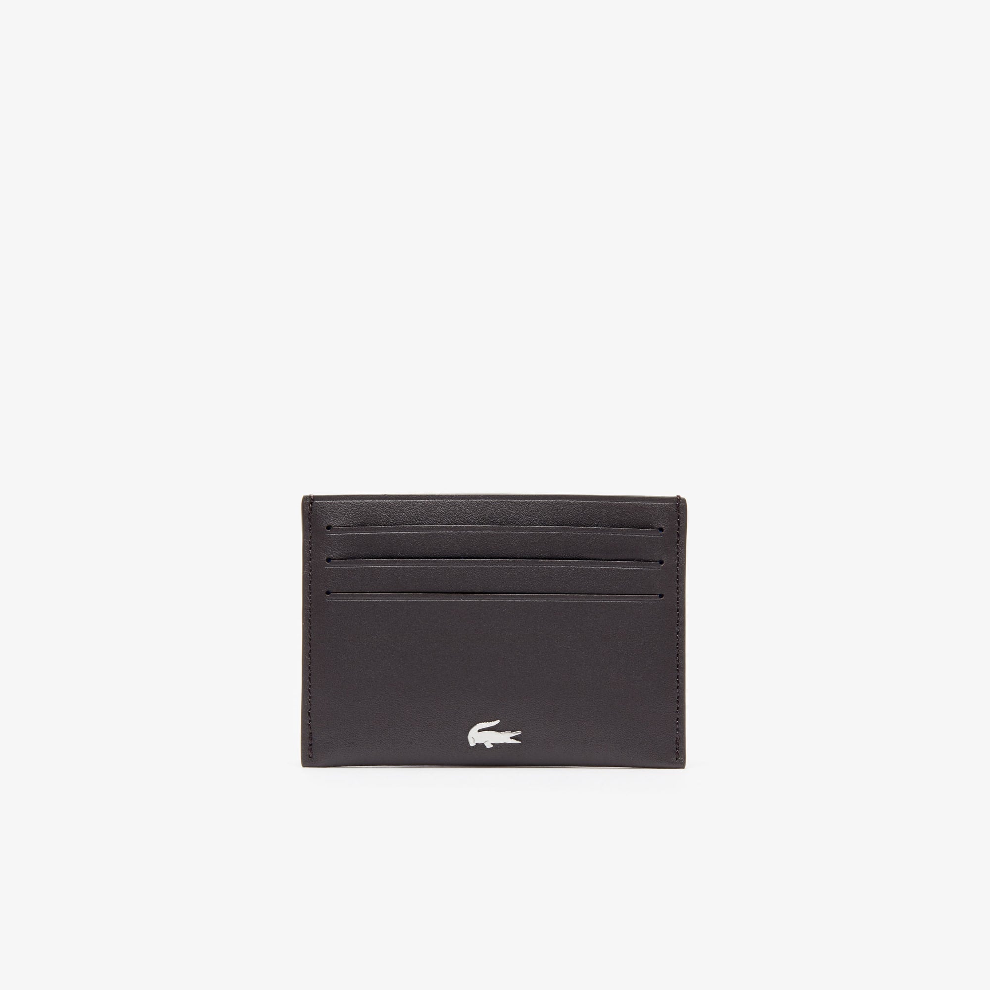 FG Leather Card Holder - Dark brown