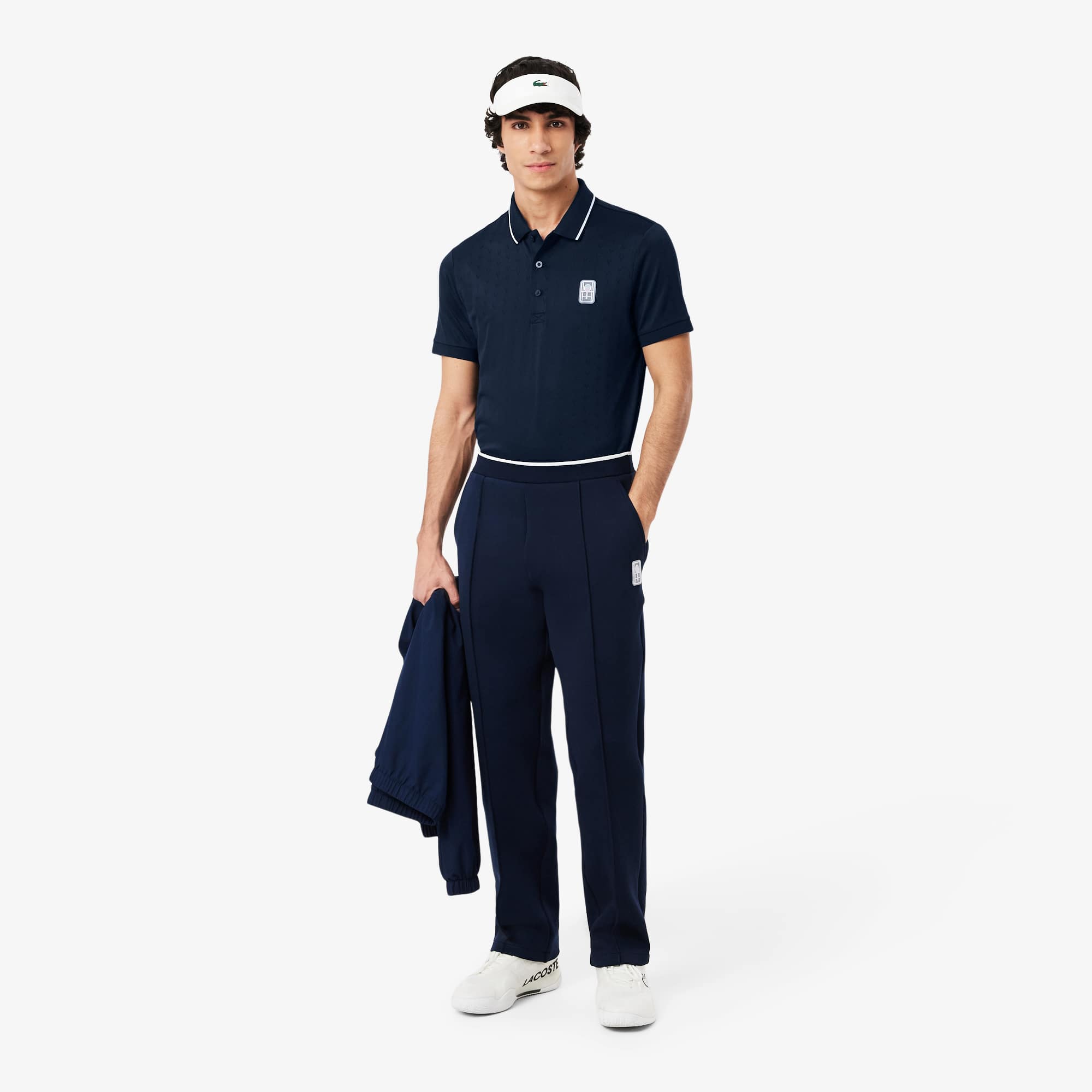 Tennis Heritage Ultra Dry Stretch Polo - Navy Blue