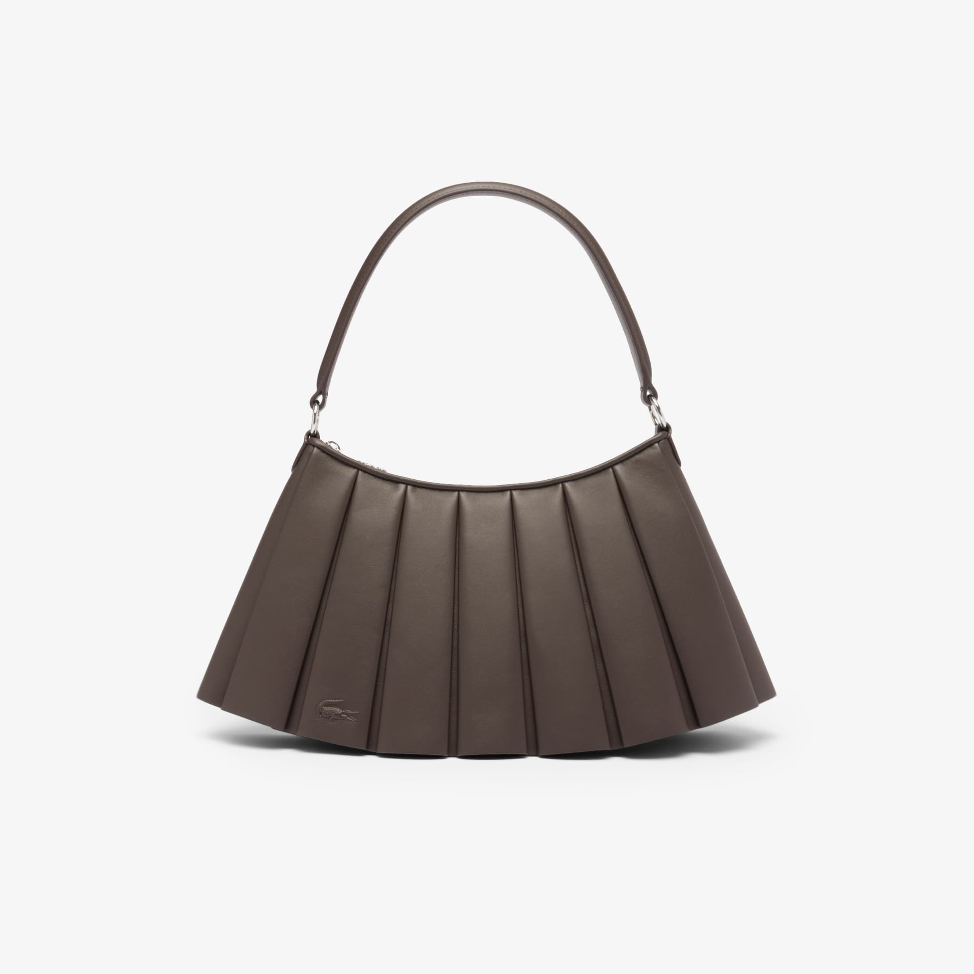 Medium Runway Lenglen Leather Bag - COFFEE BEAN