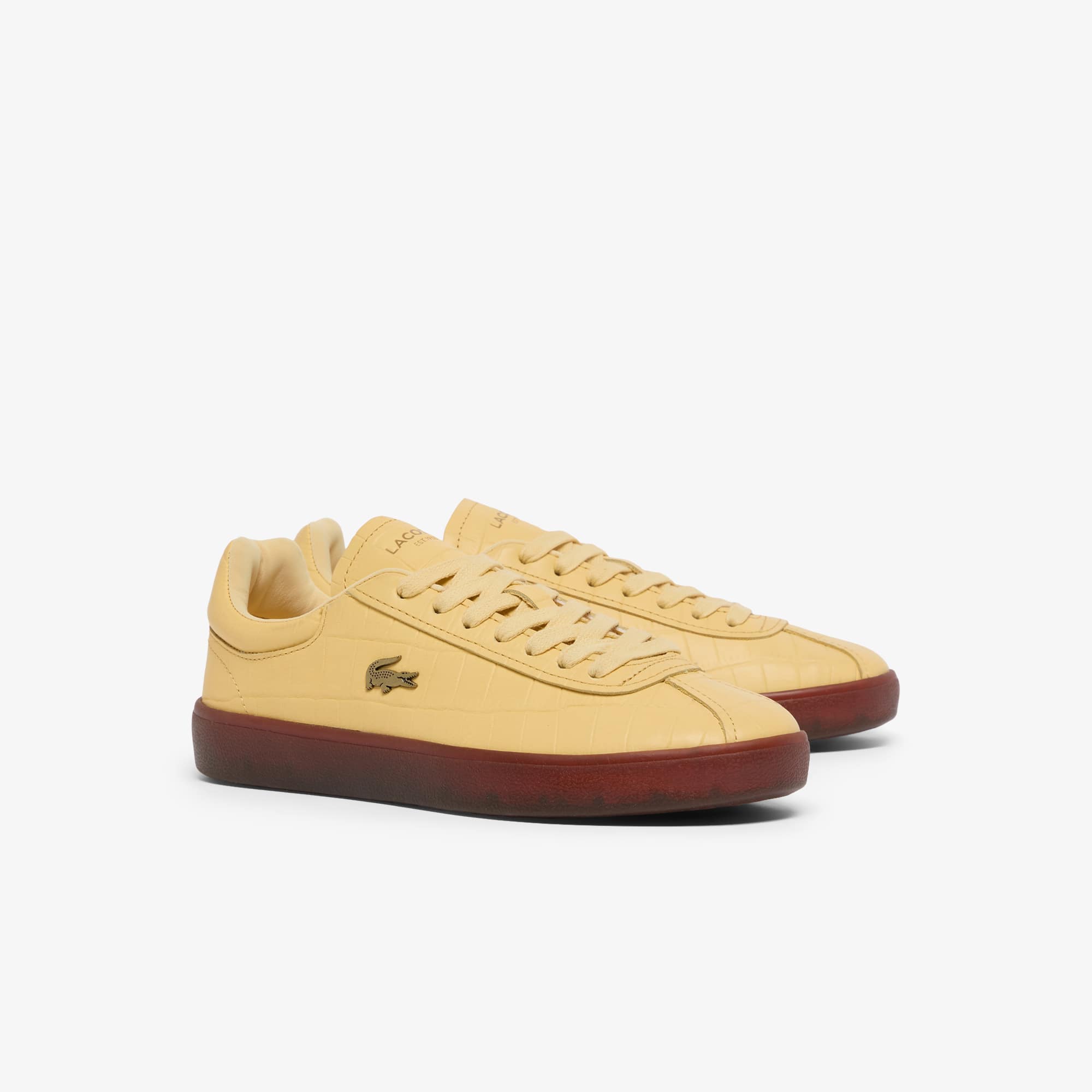 Women's Baseshot Leather Sneakers - NAT/GUM