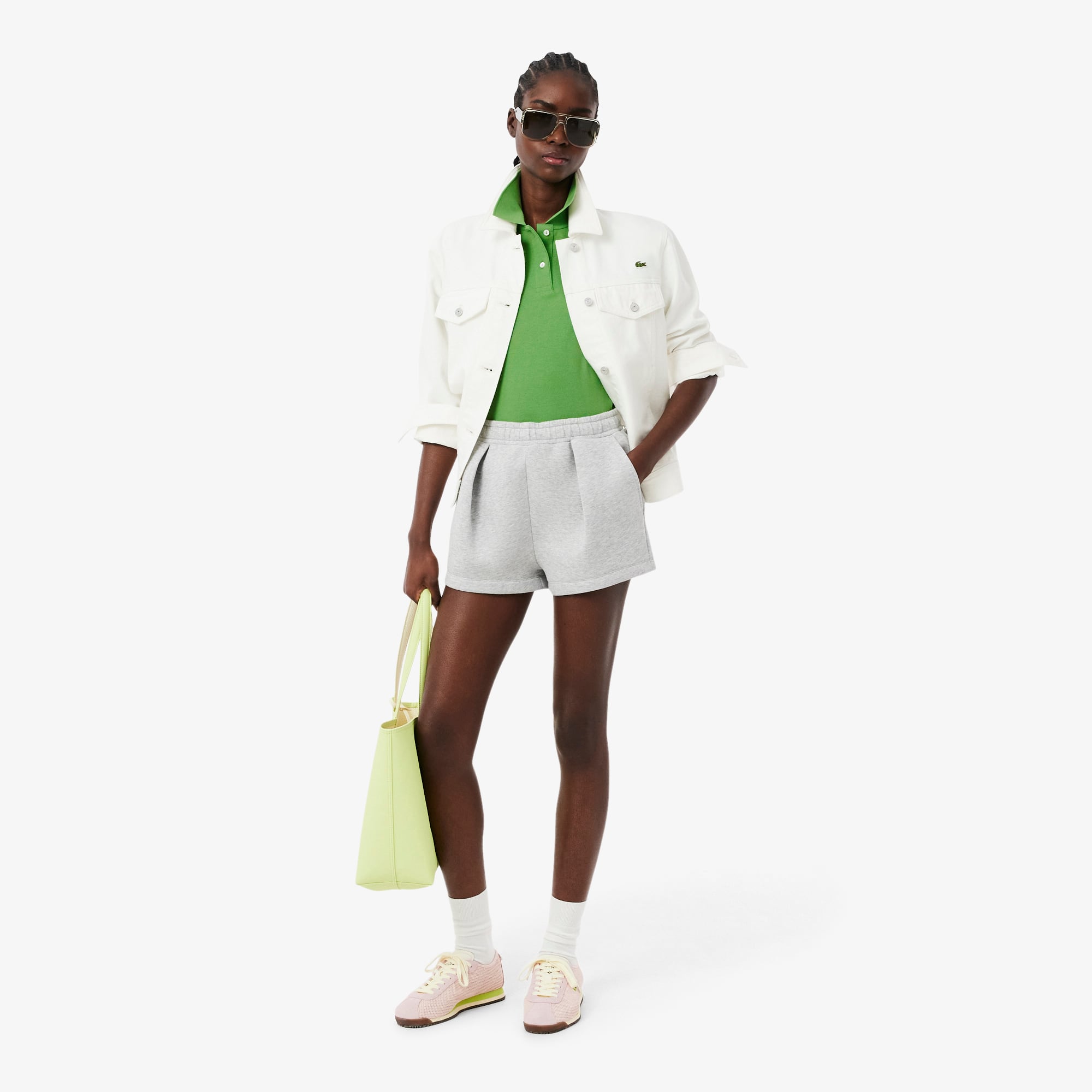 Women's Regular Fit Supple Petit Piqué Polo - Vert
