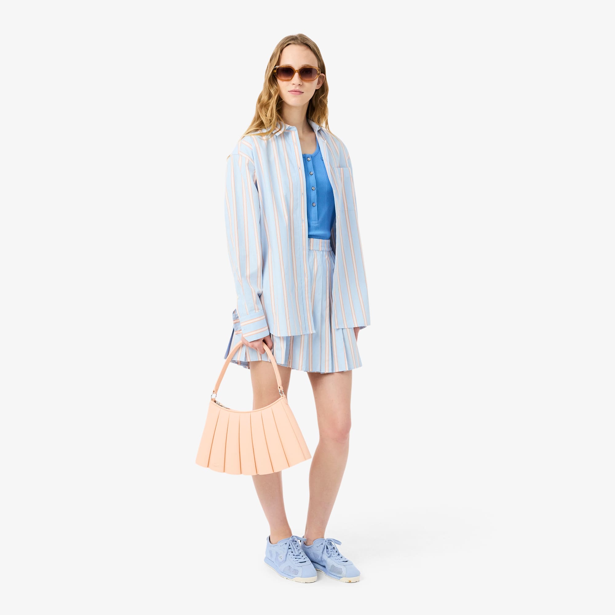 Medium Runway Lenglen Leather Bag - ANGIE