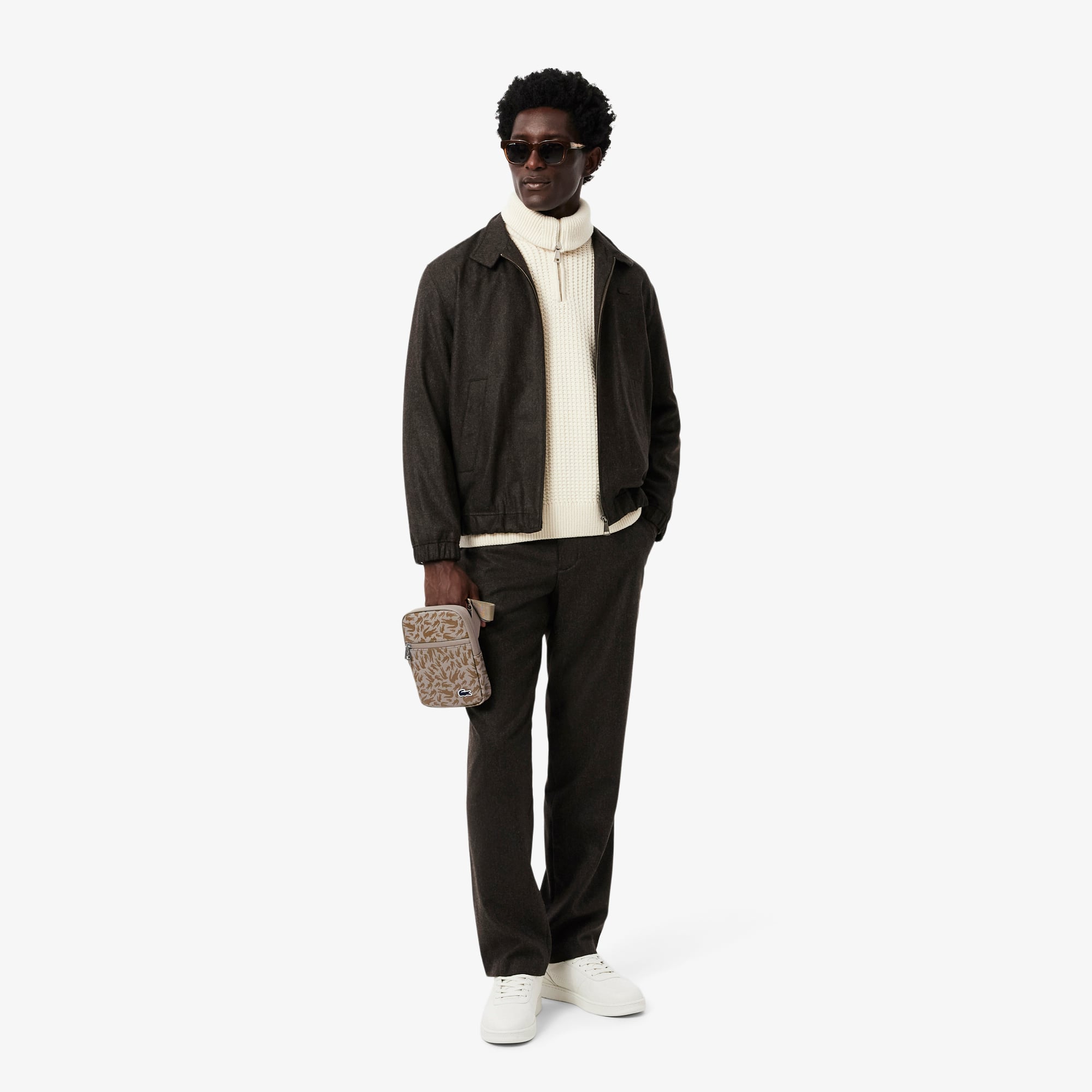 Small LCST Flat Satchel - CAMO FUNGI