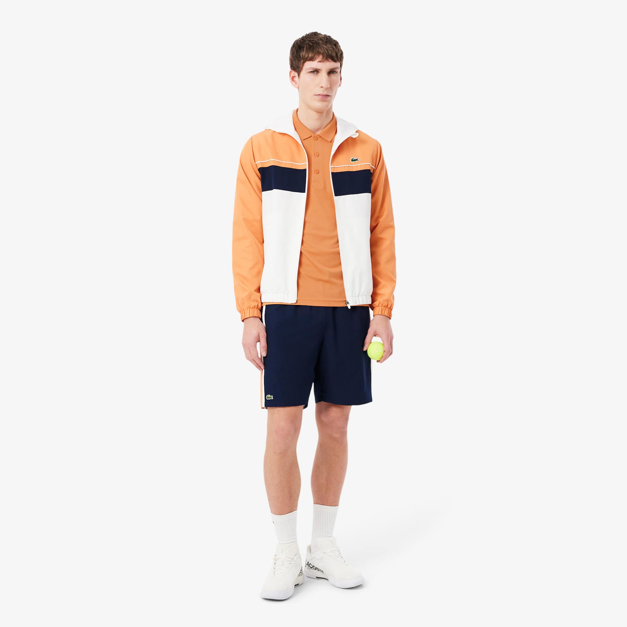 Men's Regular Fit UV Protect Golf Polo - Orange