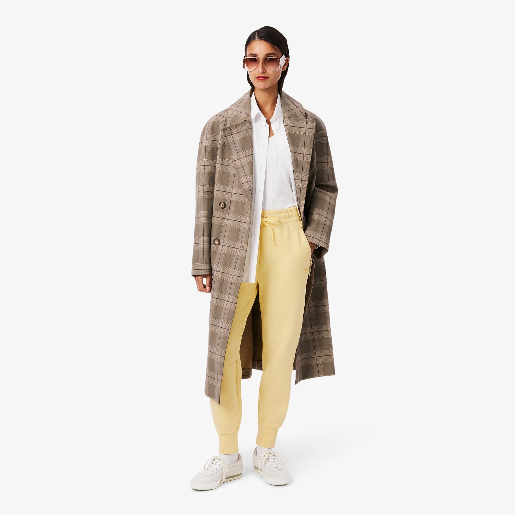 Women's Cotton Sweatpants - Yellow