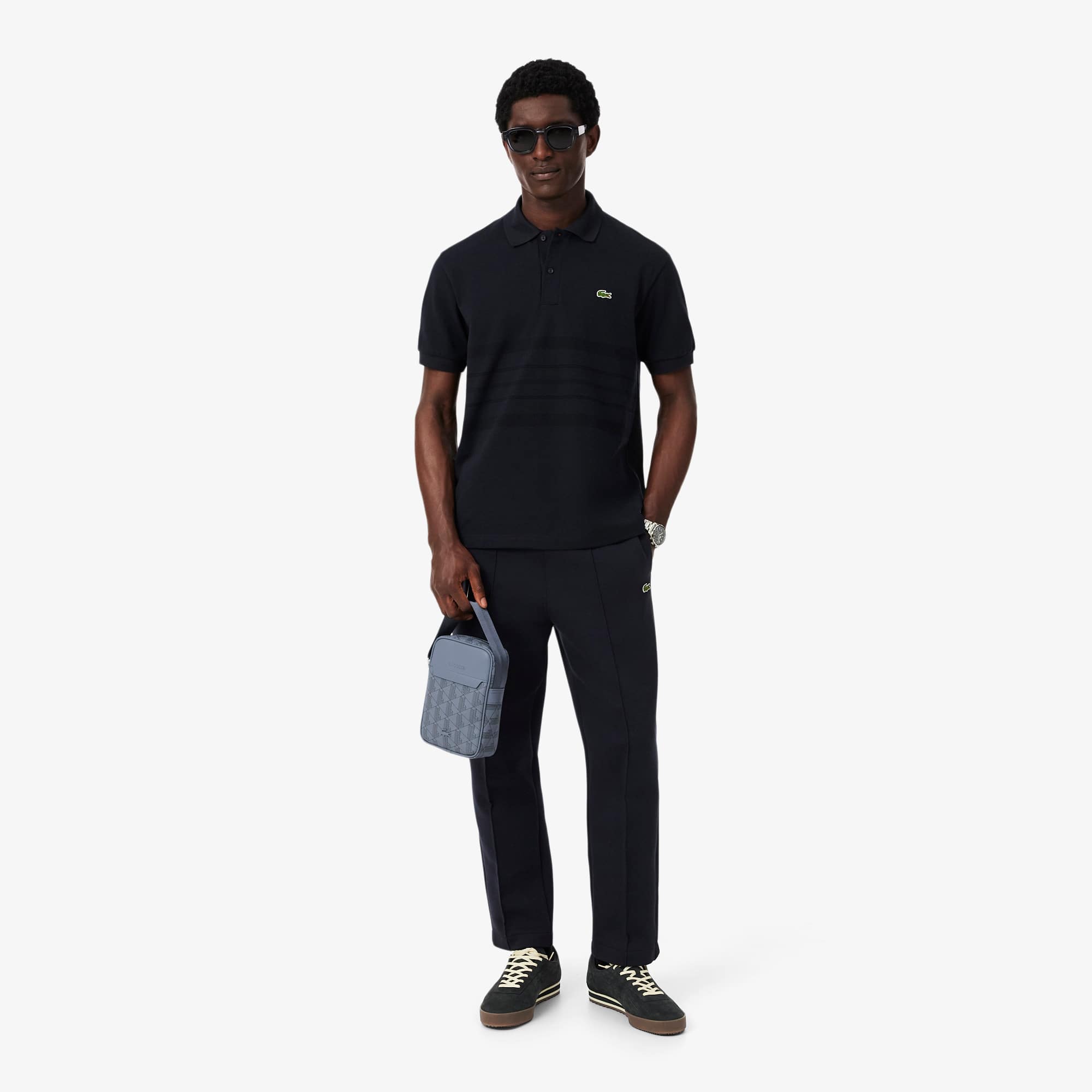The Blend Satchel - MONO FOLKSTONE GRAY ABIME
