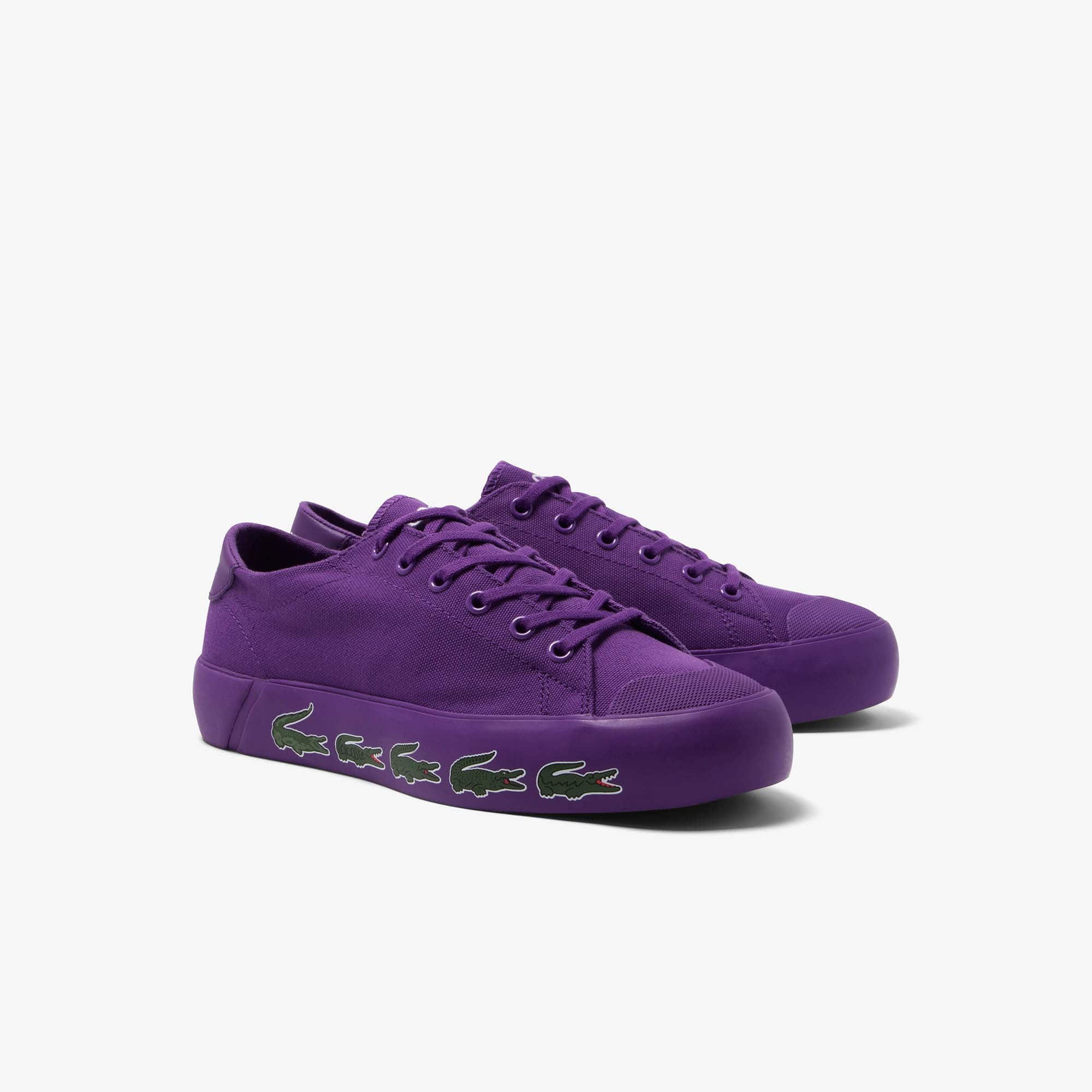 Women's Gripshot Textile Sneakers - DK PURP/DK GRN