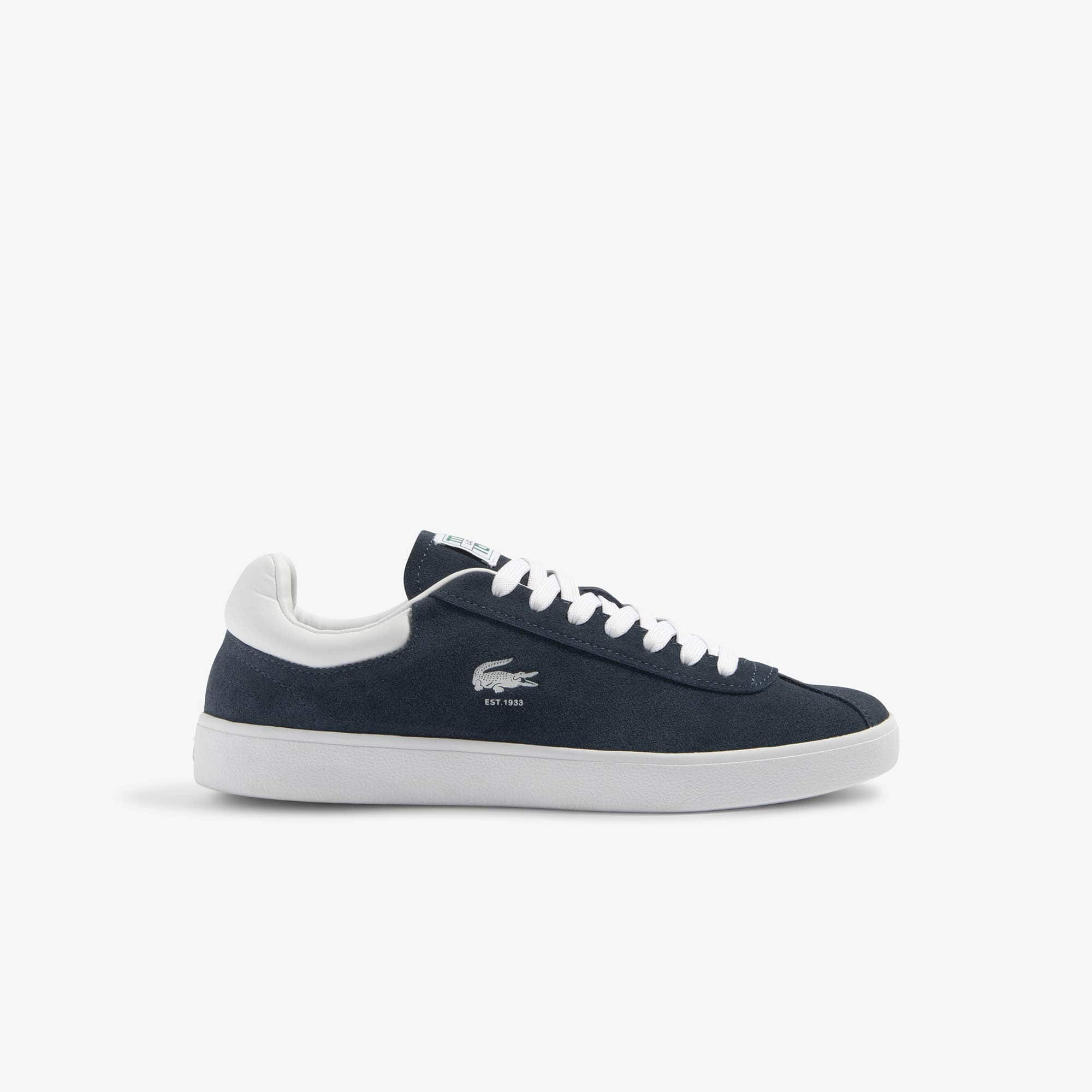 Men's Baseshot Leather Sneakers - NVY/WHT