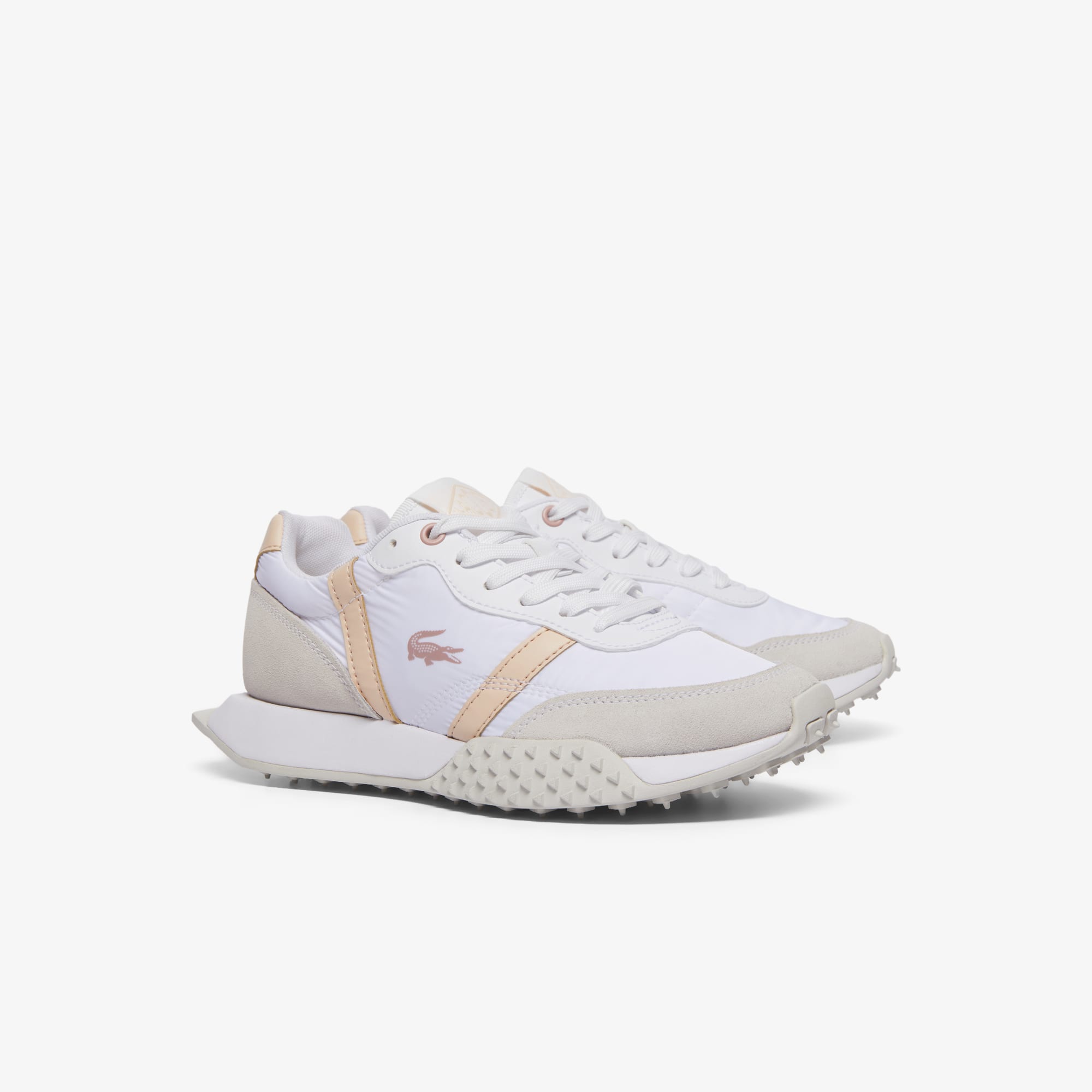 Women's L-Spin Evo Sneakers - WHT/LT PINK