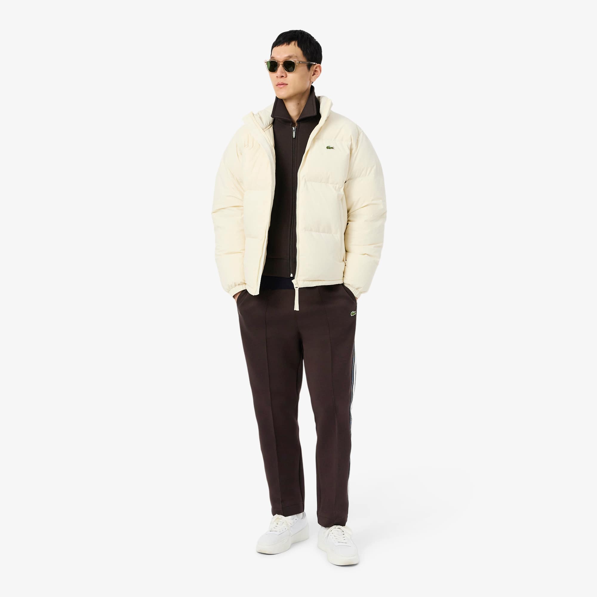 Men's Made In France Zip-Up Sweatshirt - Brown