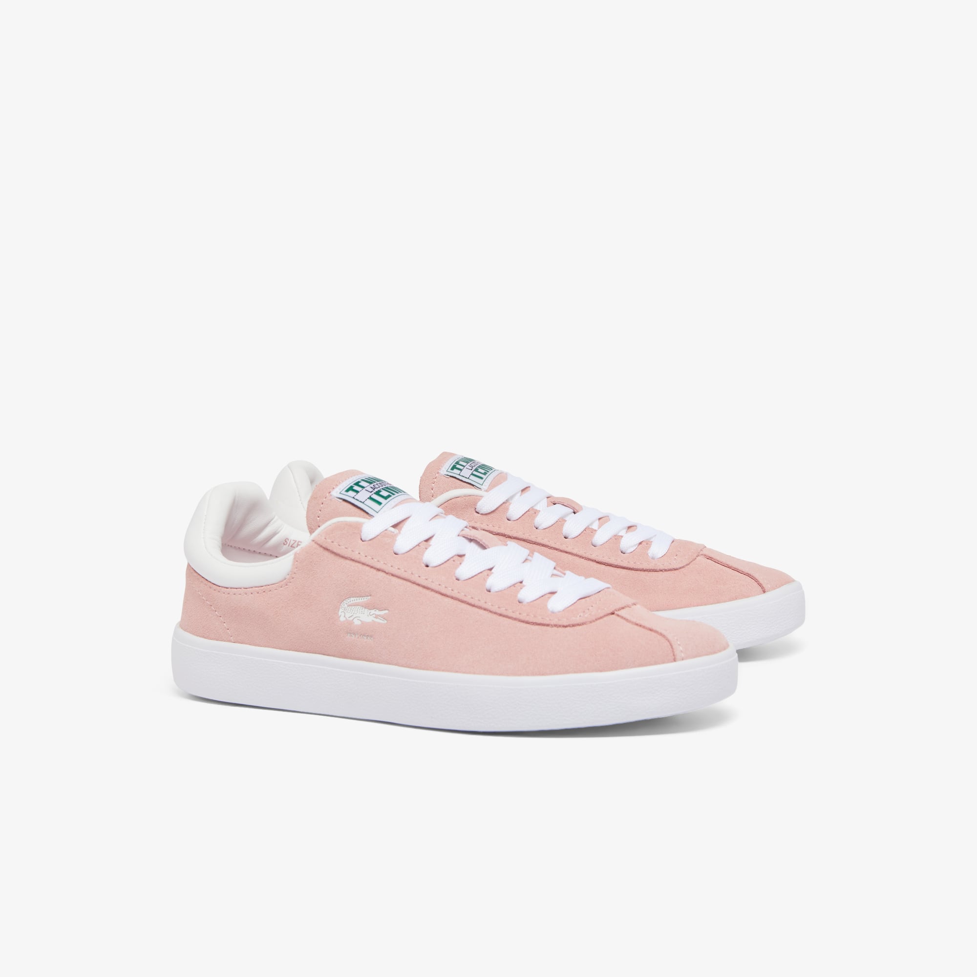 Women's Baseshot Suede Sneakers - PINK/WHITE