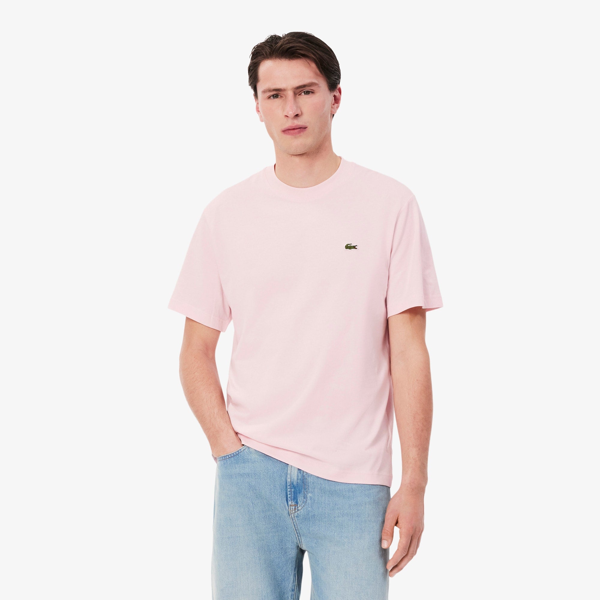 Men's Cotton T-Shirt - Light Pink