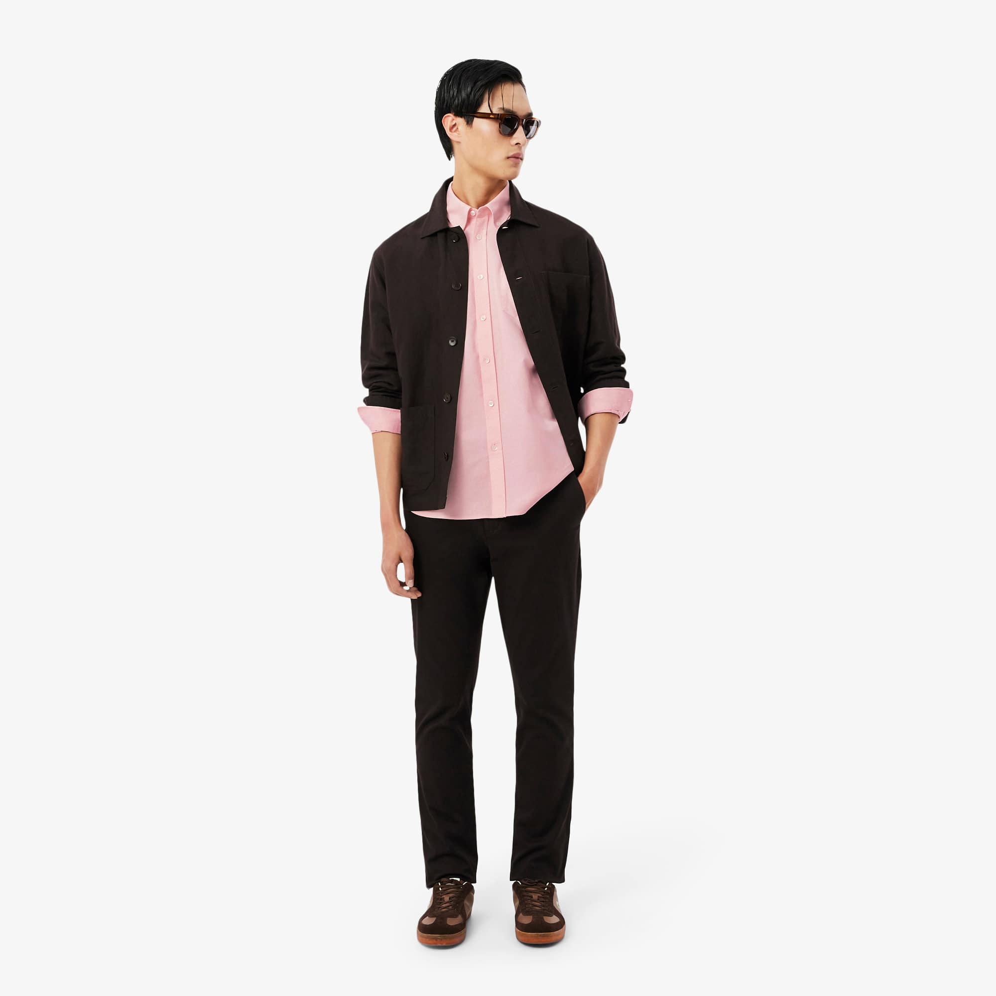 Men's Regular Fit Oxford Shirt - Light Pink