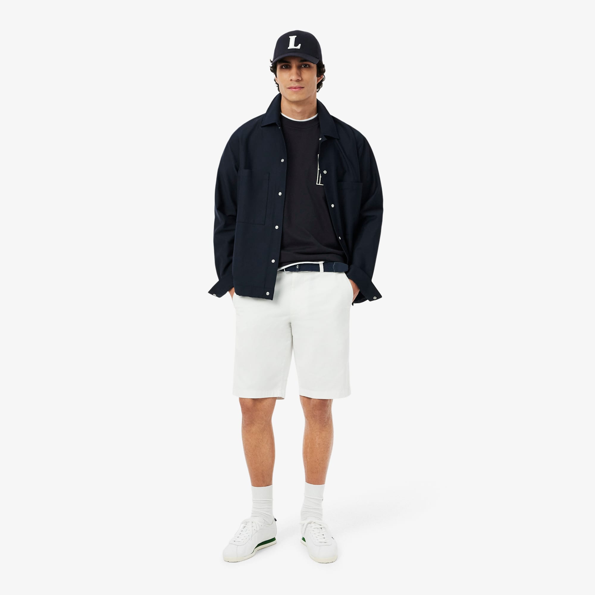 Embroidered Heavy Jersey T-Shirt - Black