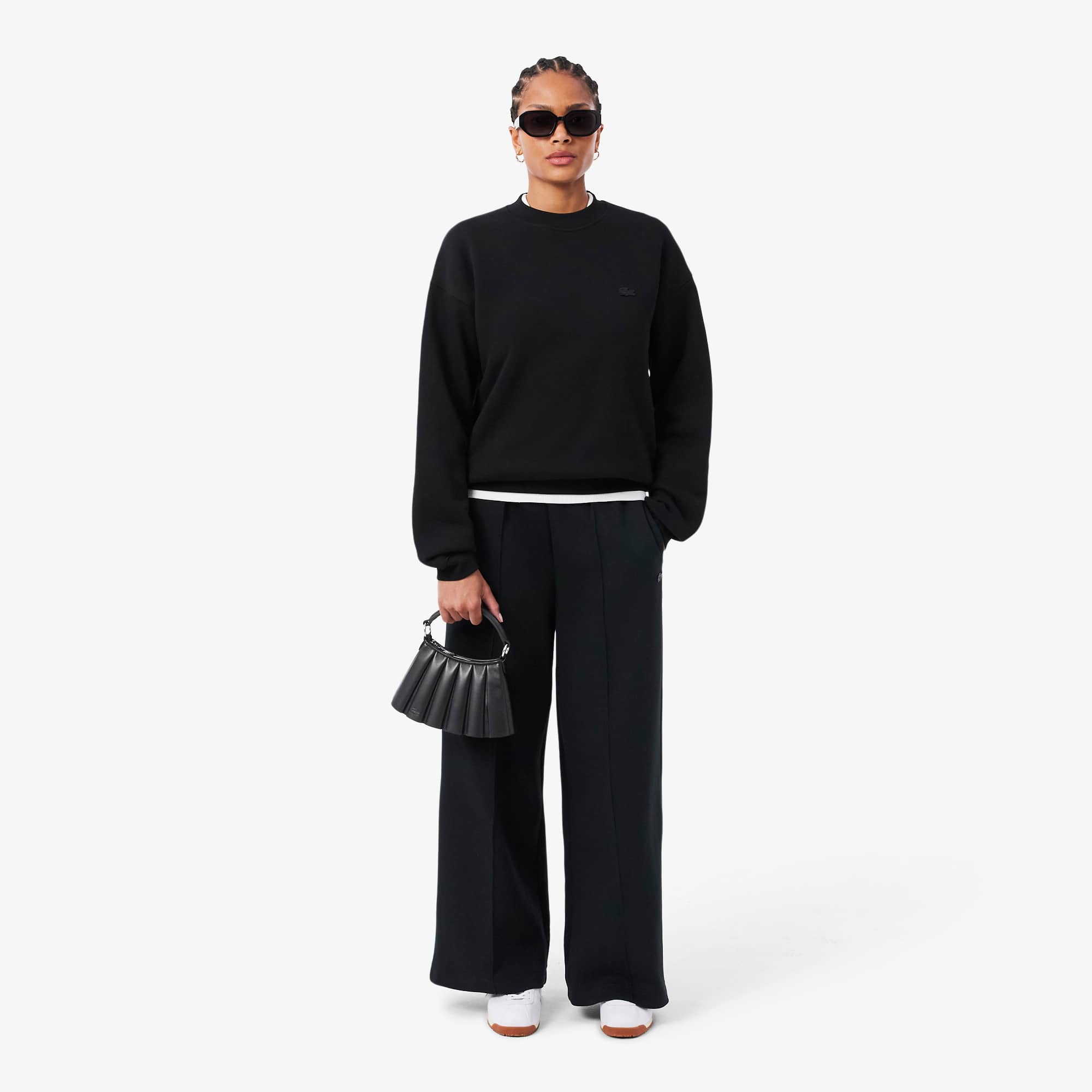 Mini Lenglen Leather Bag - Black