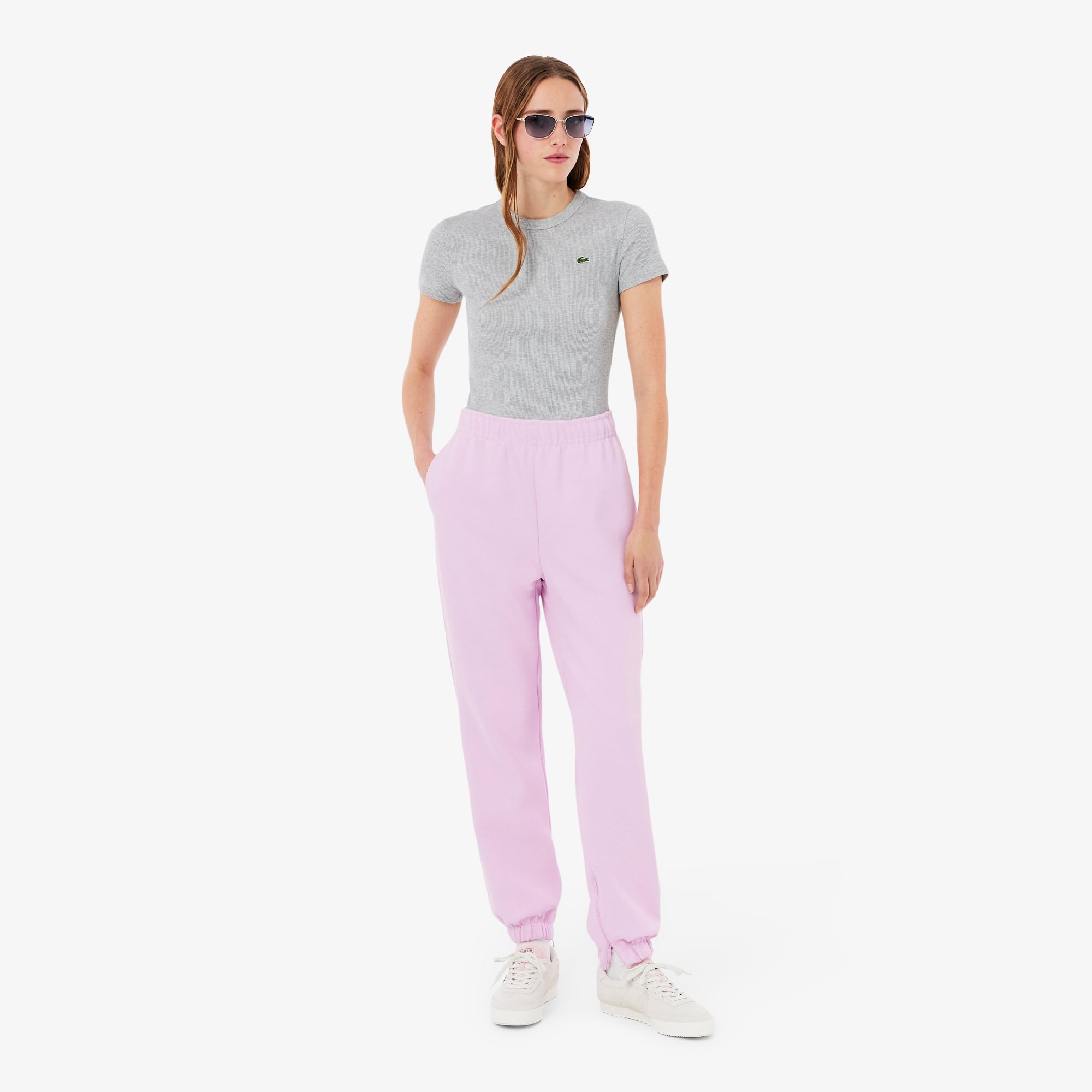 Women's Piqué Sweatpants - Pink