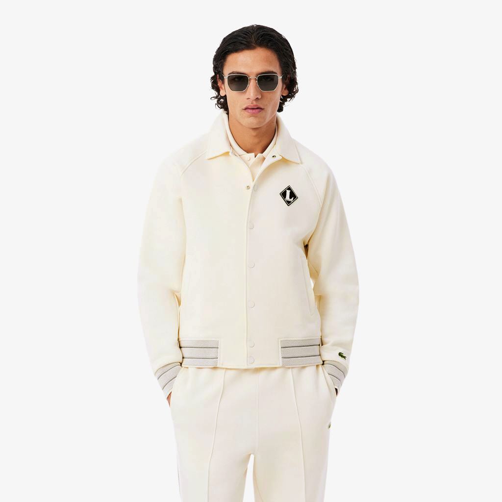 Made In France Retro Badge Jacket - Cream