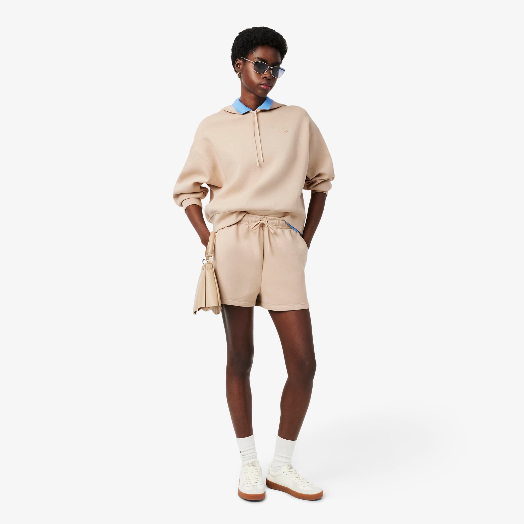 Double Face Jersey Shorts - Beige