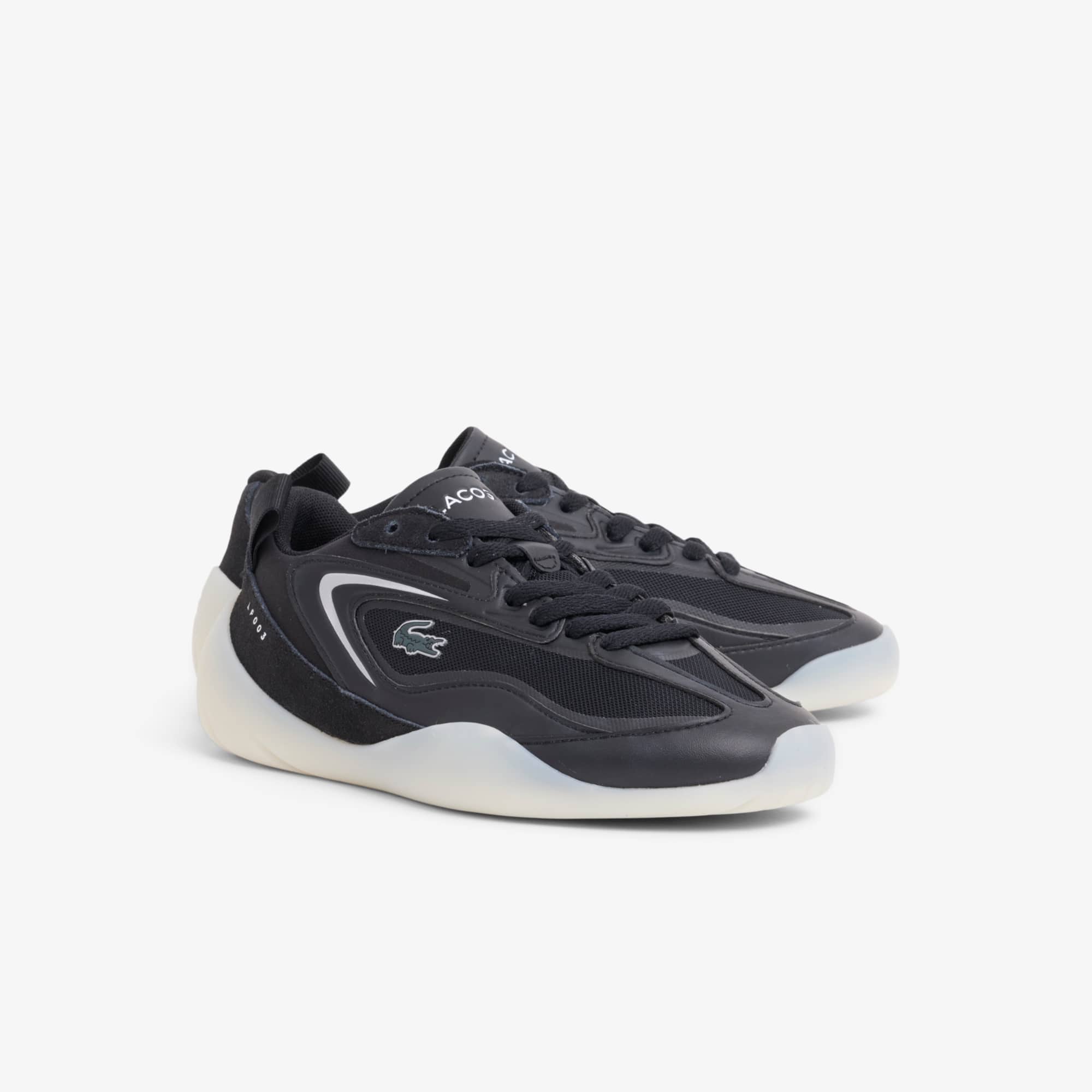 Women's Side Low Sneakers - BLACK/OFFWHITE