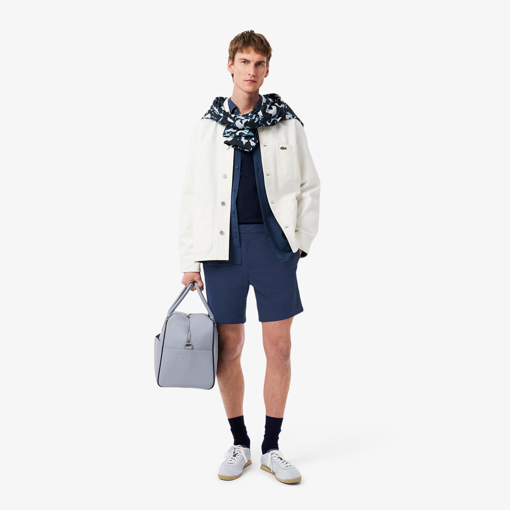 Men's Slim Fit Commuter Shorts - Navy Blue