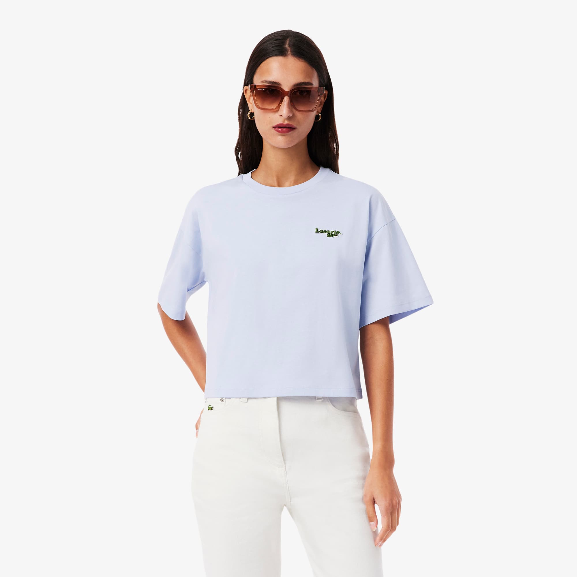 Casual Cotton Jersey T-Shirt - Phoenix blue