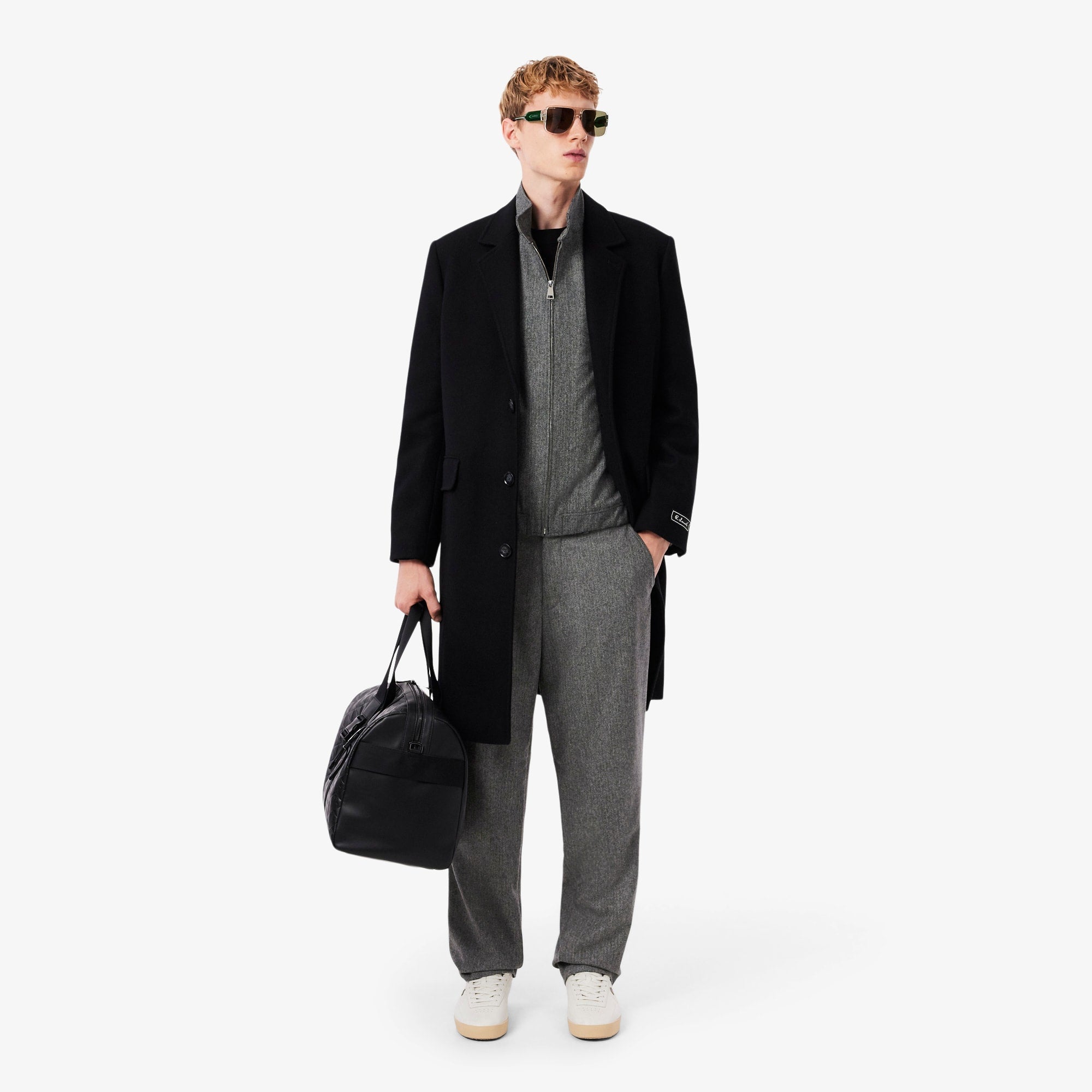 Men's Wool Harrington Jacket - Grey