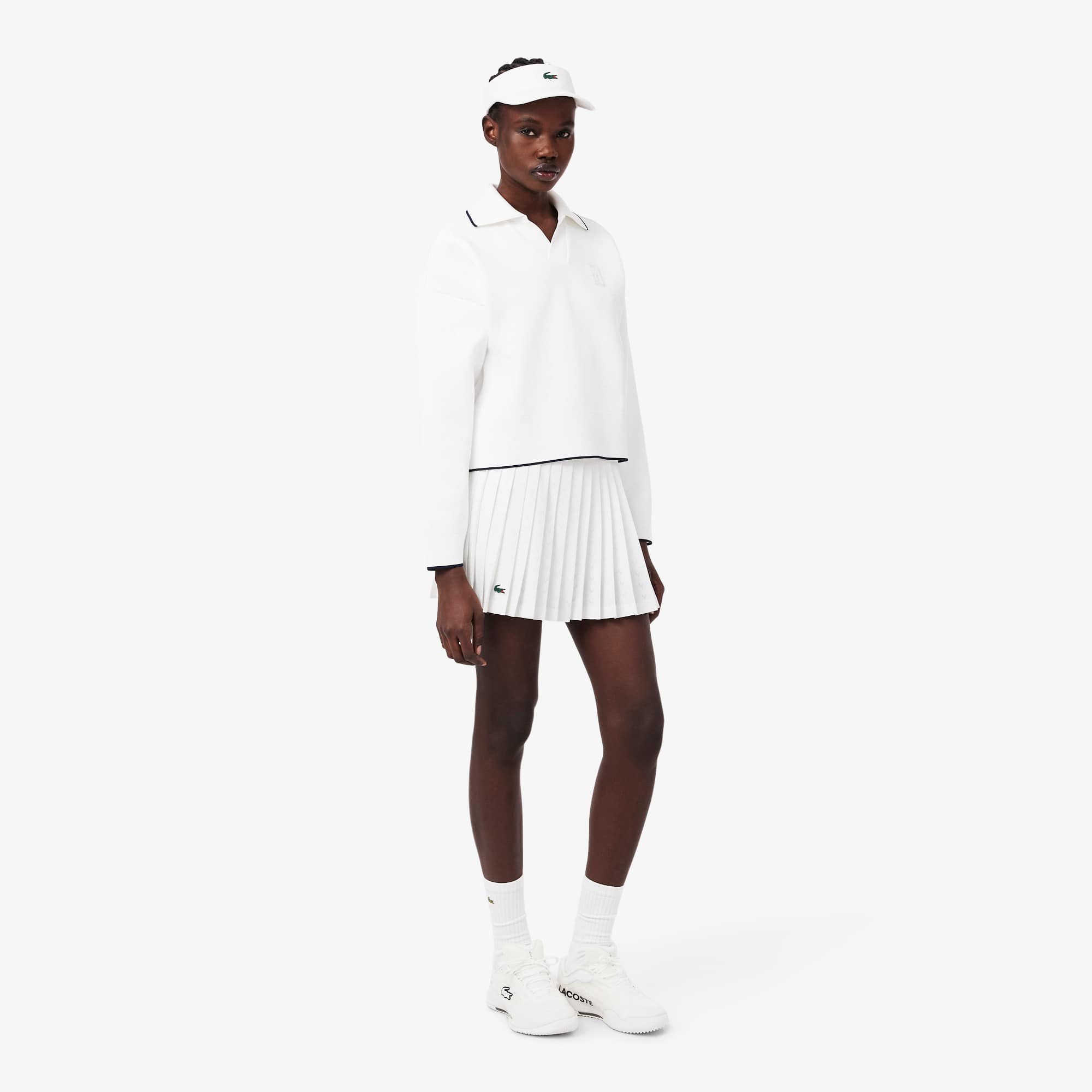 Ultra Dry Tennis Heritage Lined Skirt - White