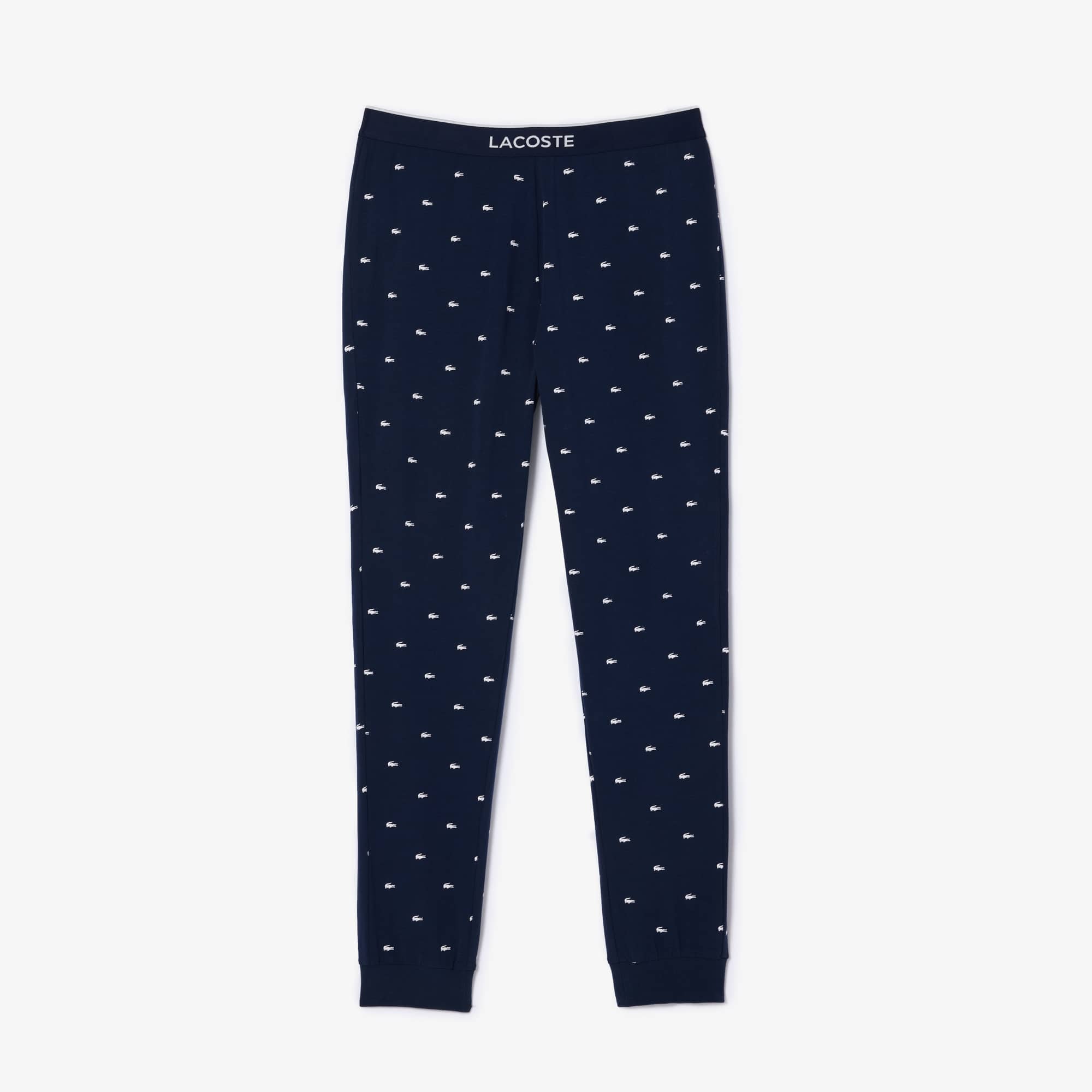 Men's Motif Pajama Pants - Navy Blue / White