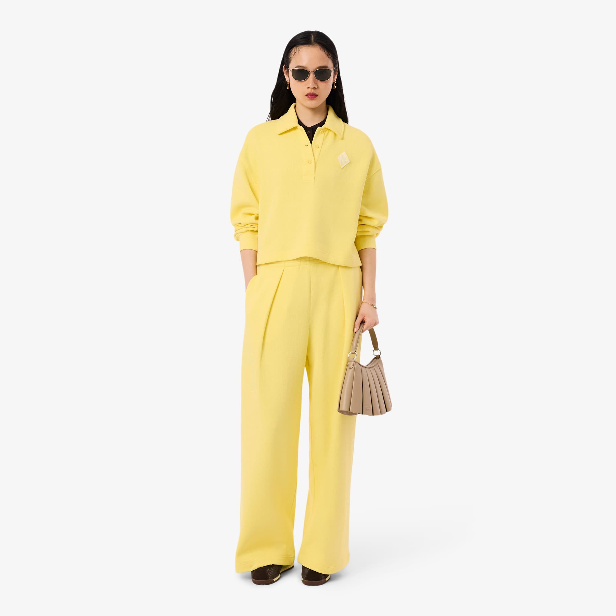 Wide Fit Sweatpants - Blanc