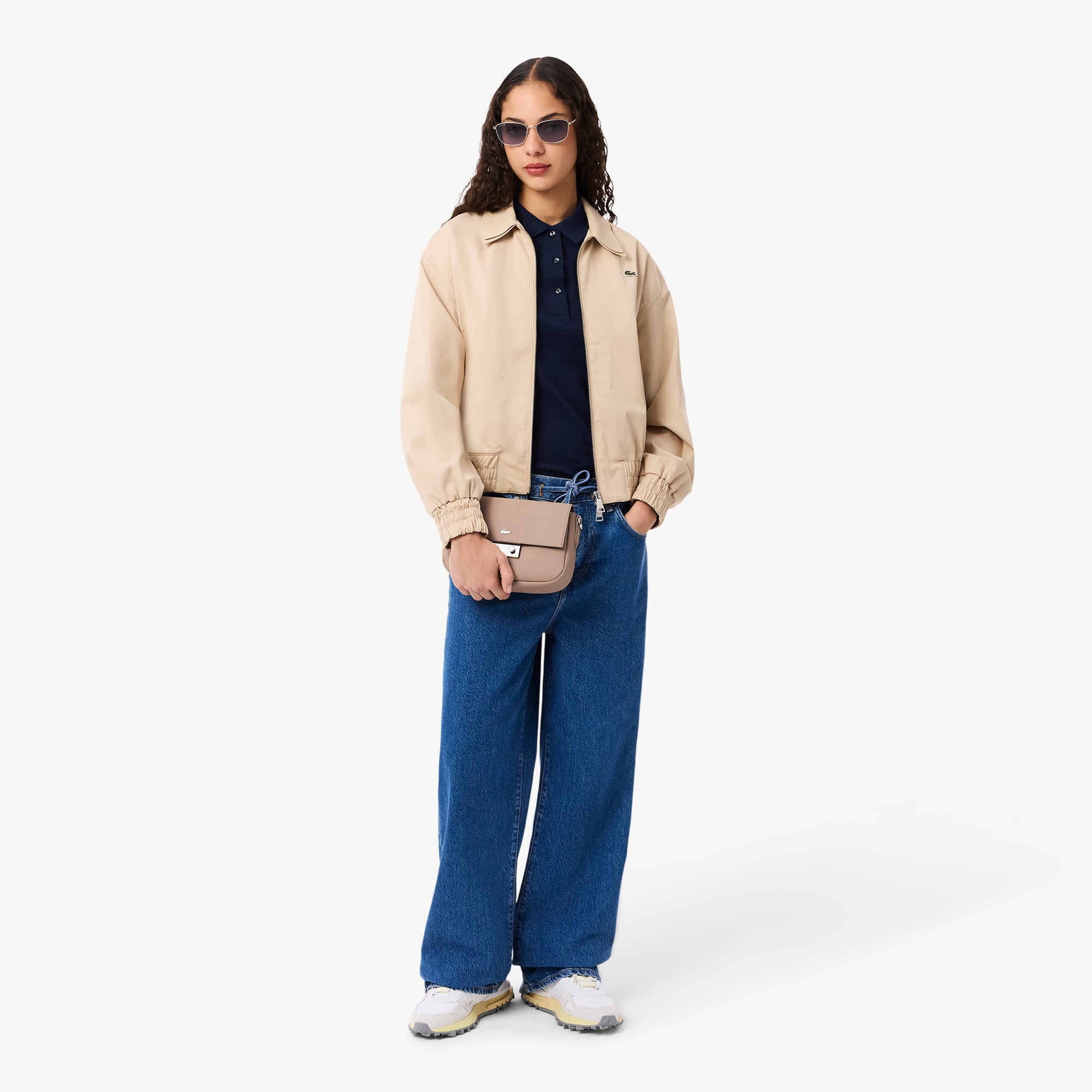 Flap Close Shoulder Bag - Taupe